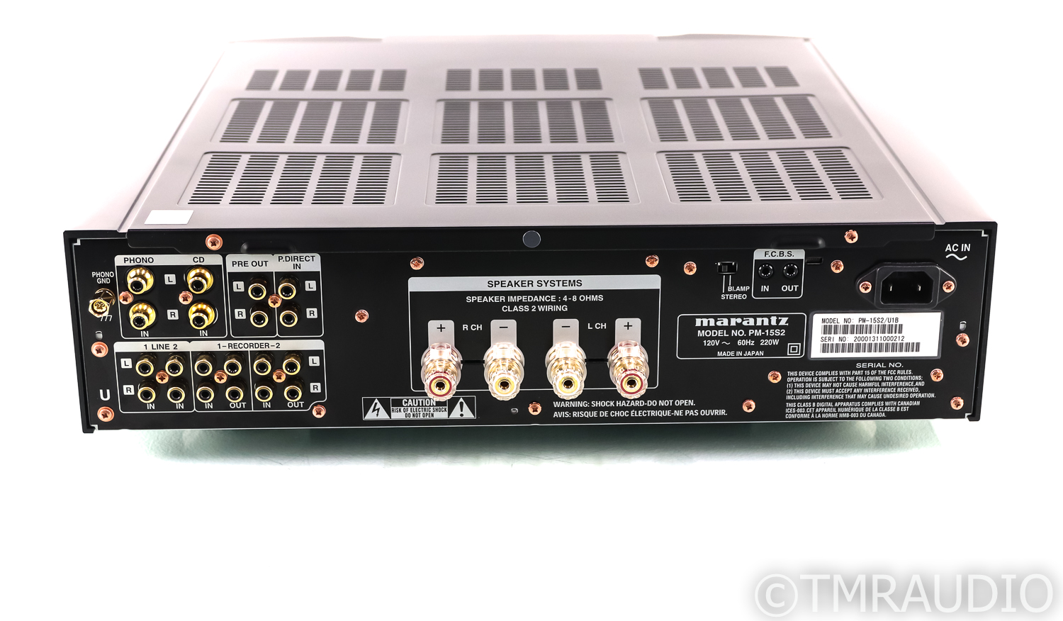 Marantz PM15S2 Limited Edition Stereo Integrated Amplifier; PM