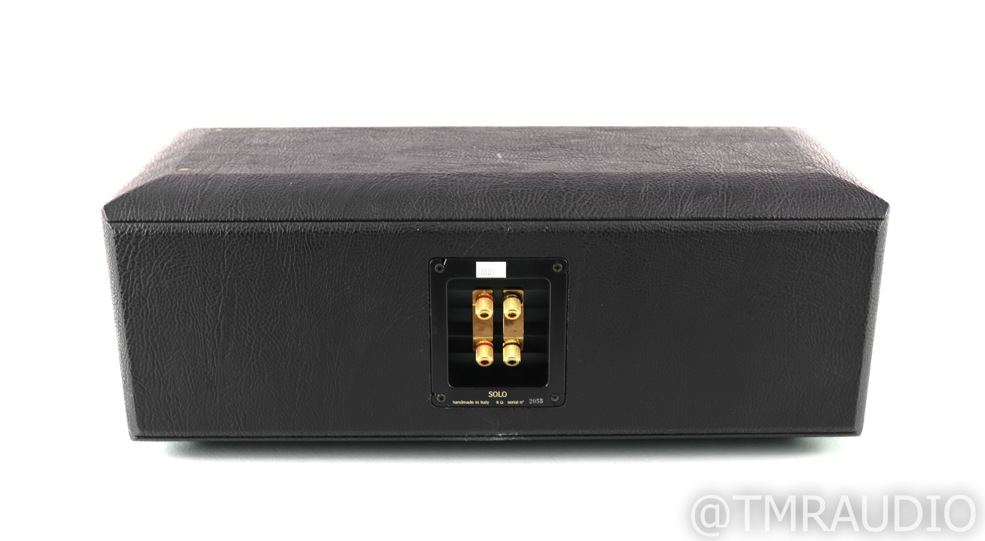 Sonus Faber Solo Center Channel Speaker; Black Leather