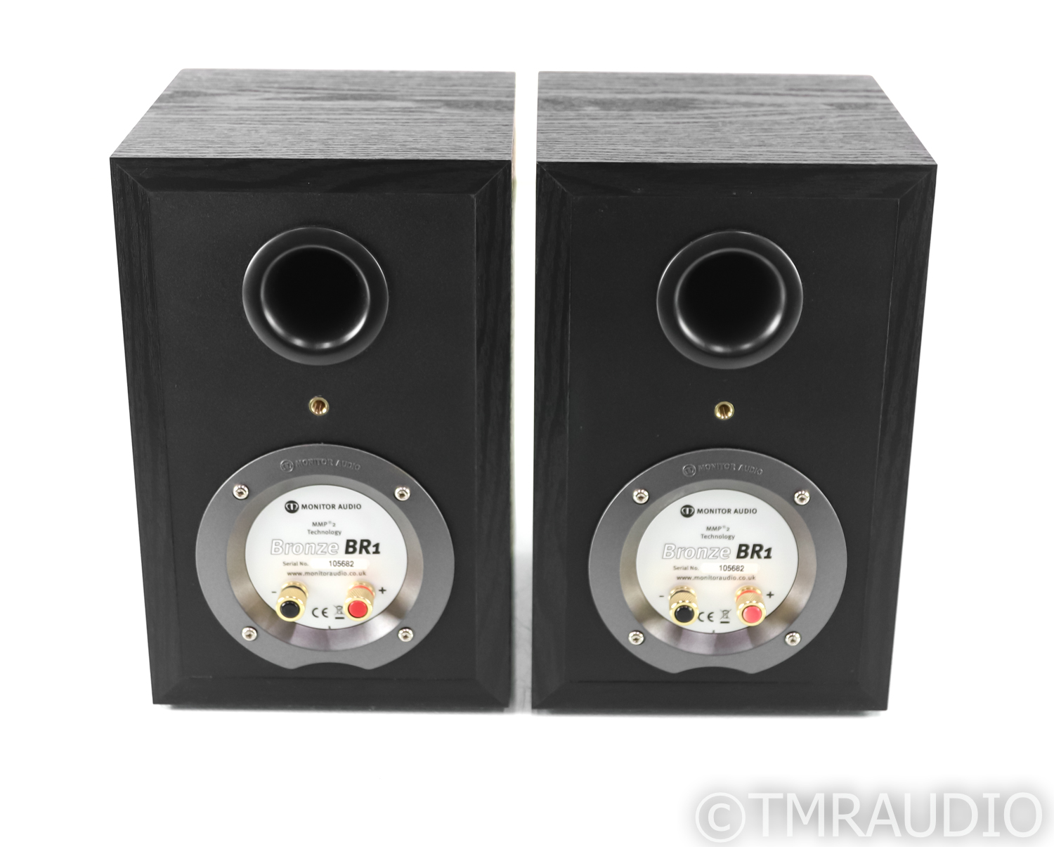 Monitor Audio Bronze BR1 Bookshelf Speakers; Black Pair; BR