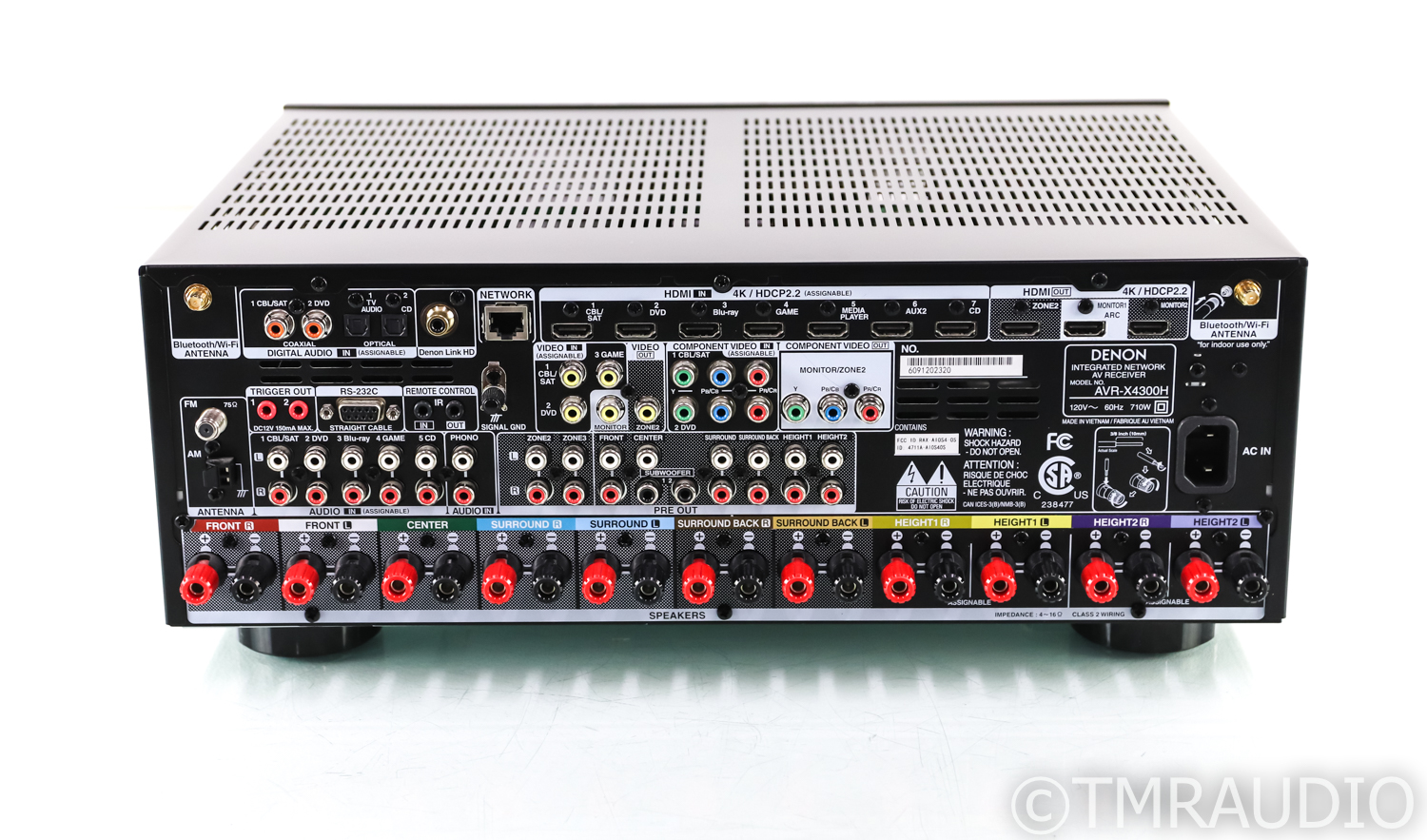 Denon AVR-X4300H 9.2 Channel Home Theater Receiver; AVRX4300H