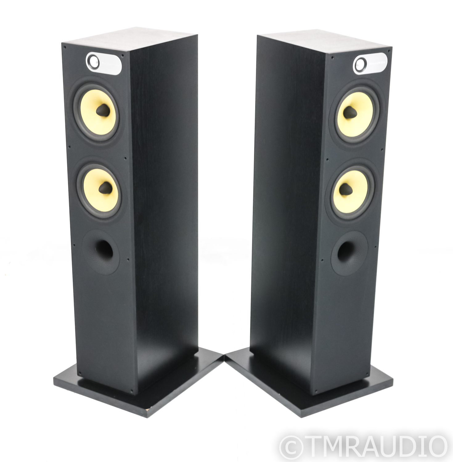 B&W 684 Floorstanding Speakers; Black Pair - The Music Room