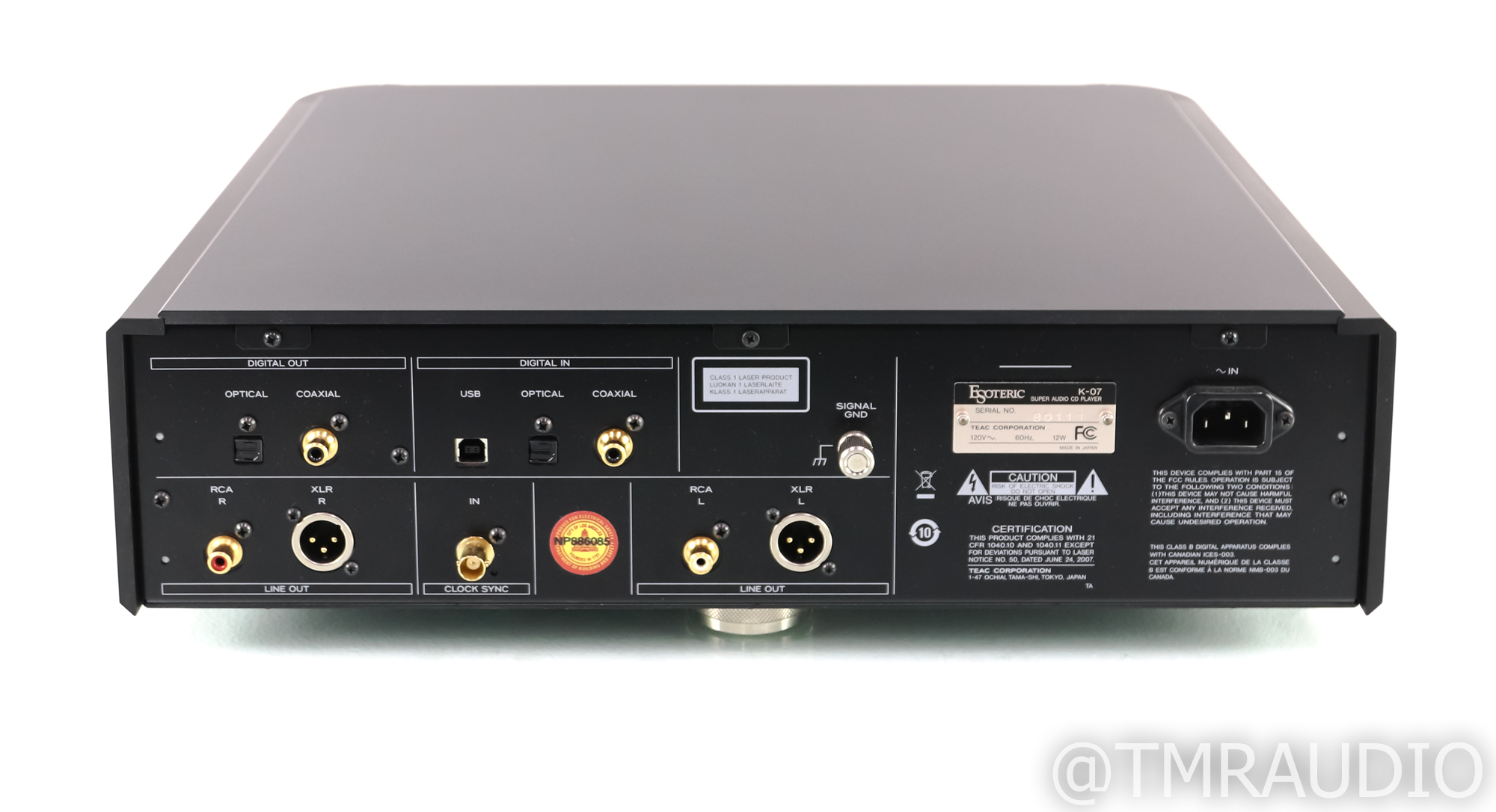 ESOTERIC K-07 SACD プレーヤー オーディオ 音響 機器 中古