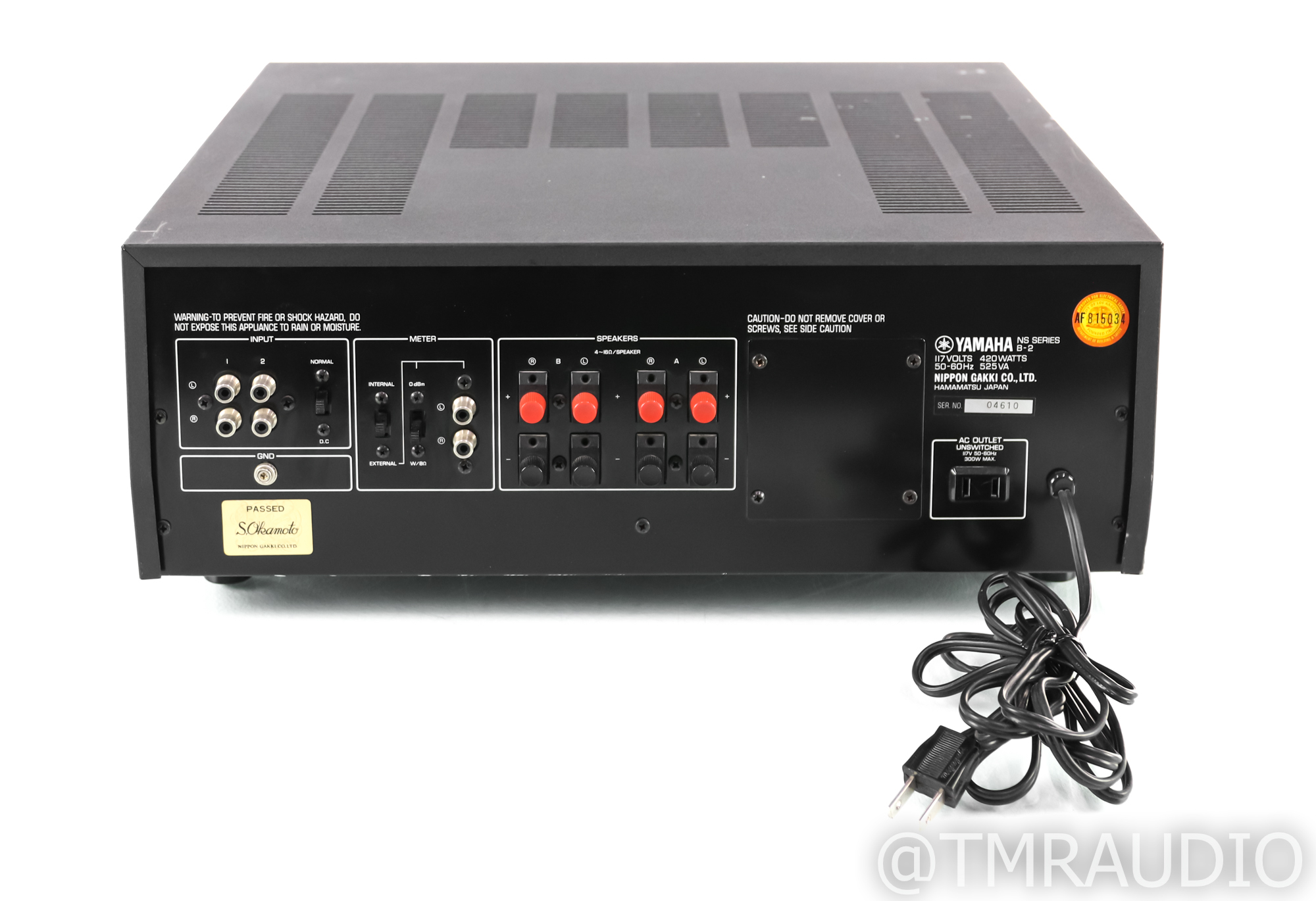 Yamaha B-2 Vintage Stereo Power Amplifier; B2; Serviced