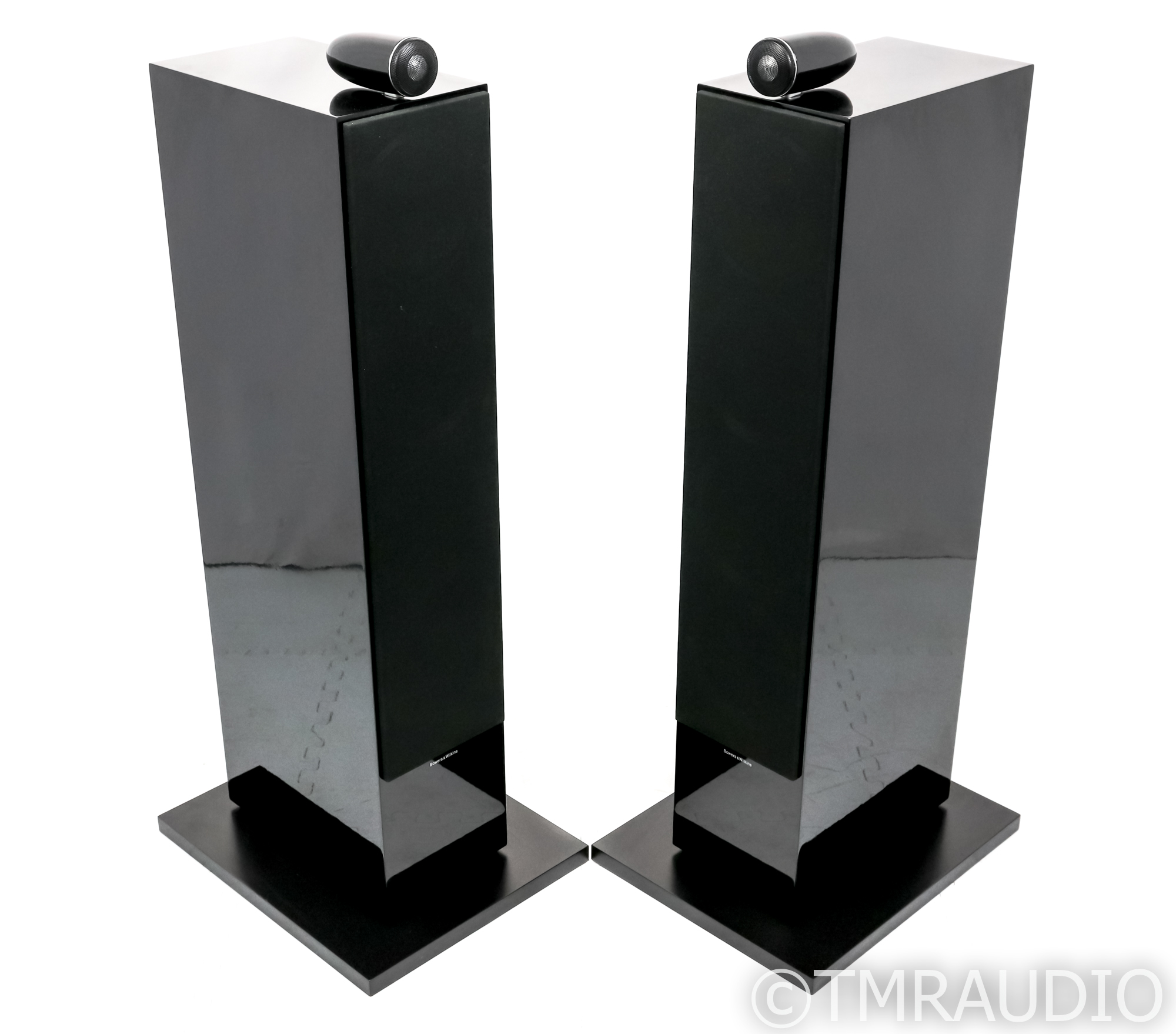 B&W CM10 S2 Floorstanding Speakers; Gloss Black Pair - The Music Room