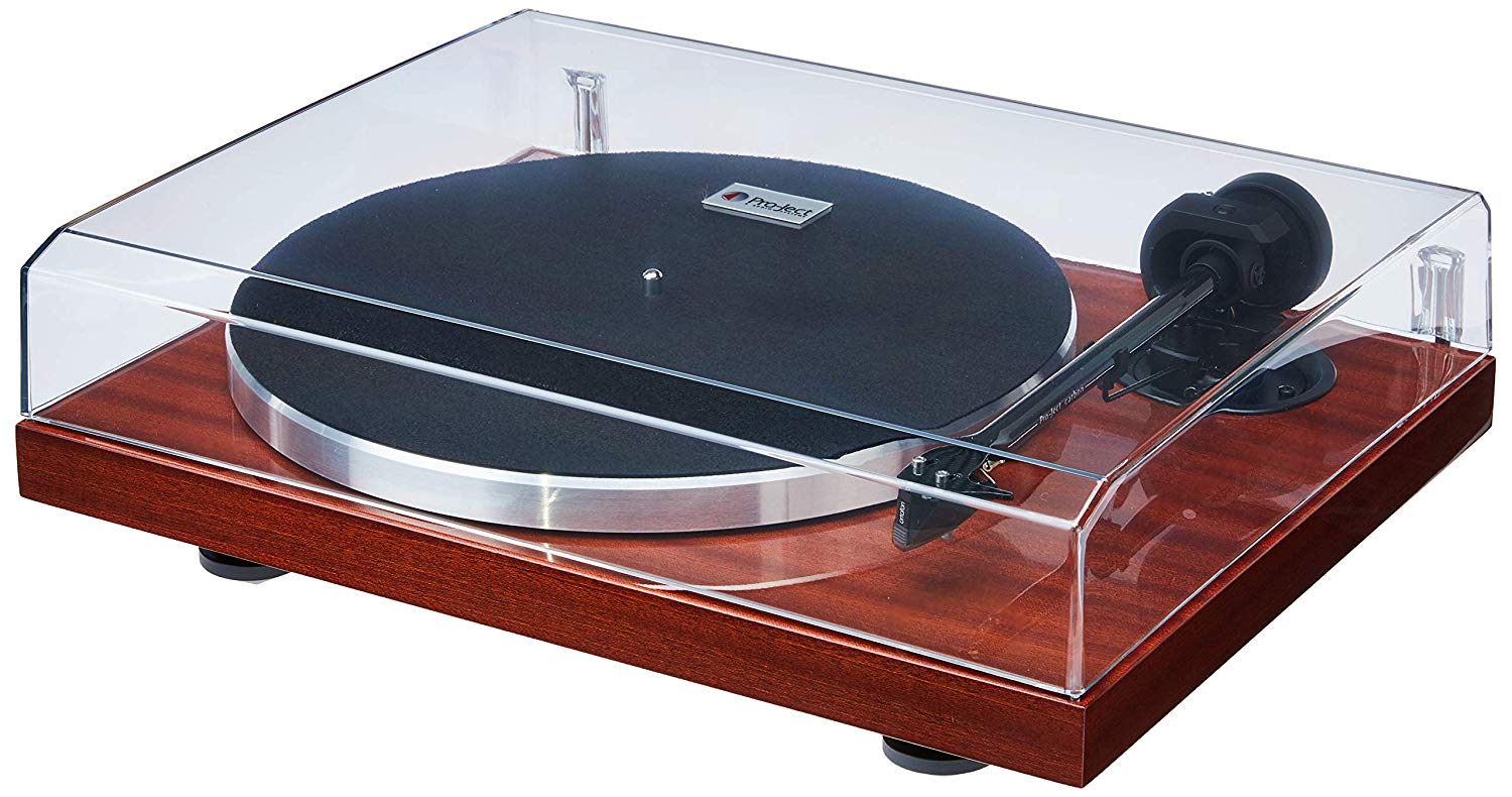 Pro-Ject 1Xpression Carbon Classic Turntable; Mahogany; 2M Silver