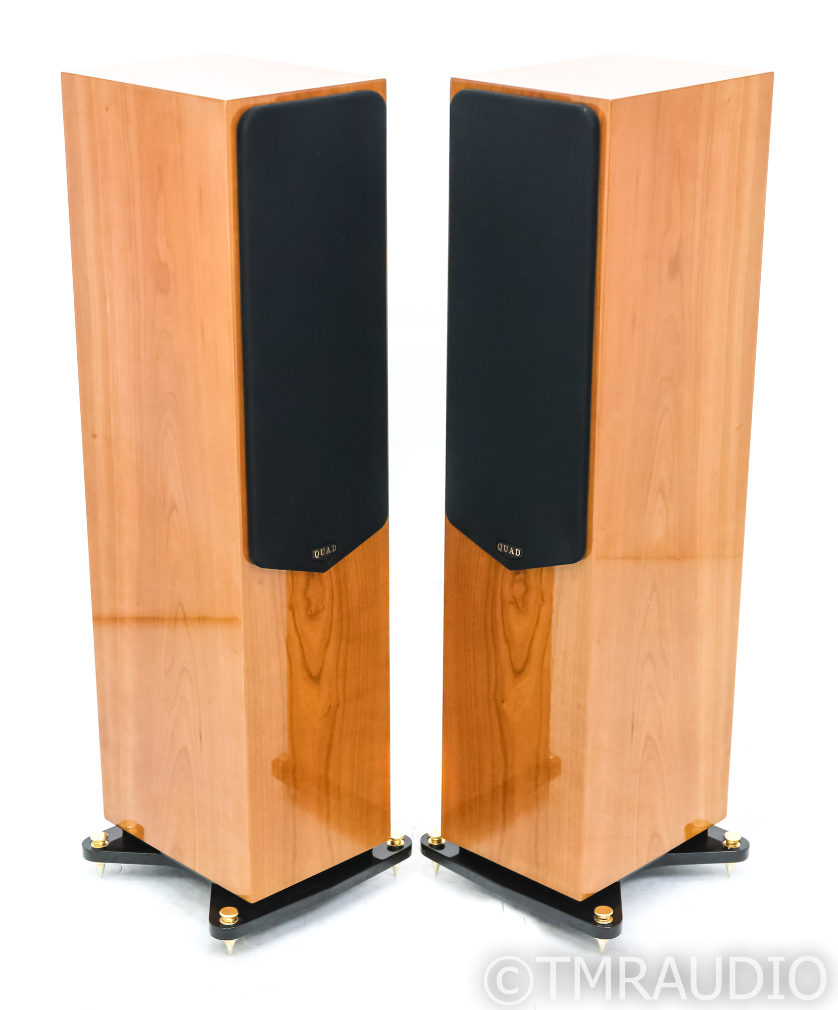 Quad 22L2 Floorstanding Speakers; Cherry Pair; 22-L2 - The