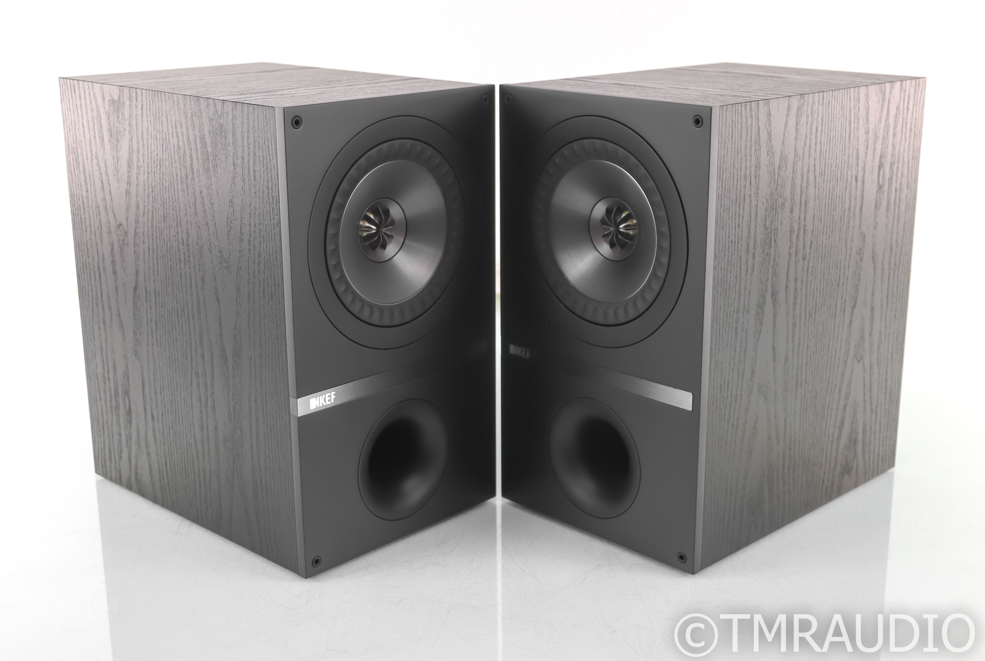 KEF Q300 Bookshelf Speakers; Black Oak Pair; Q-300 - The Music