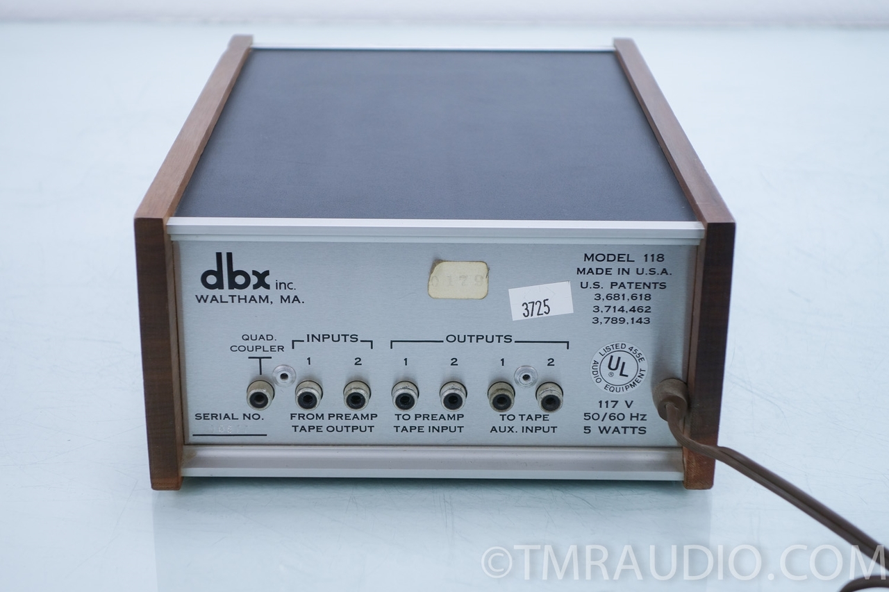 dbx 118 Vintage Linear Dynamic Range Enhancer