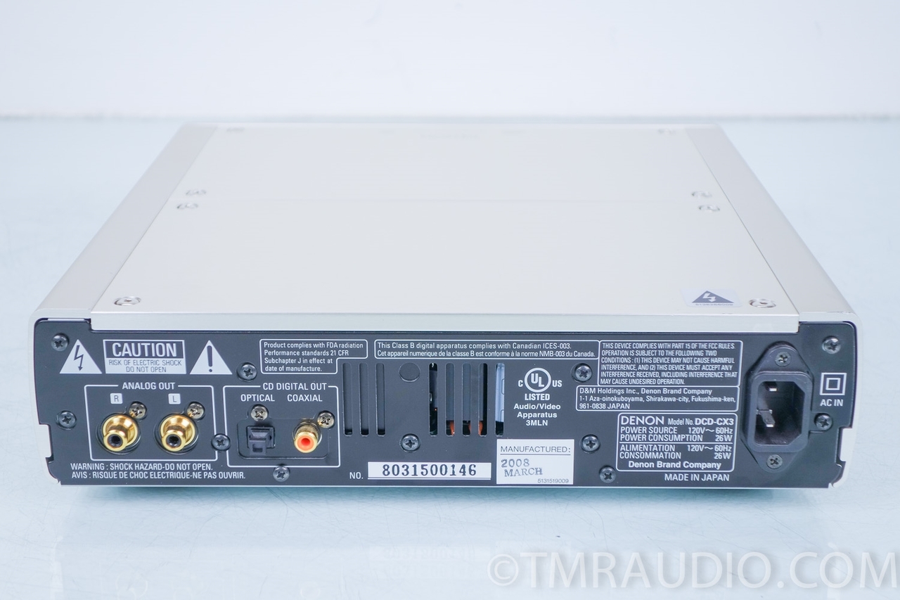 Denon DCD-CX3 CD / SACD Super Audio CD Player in Factory Box