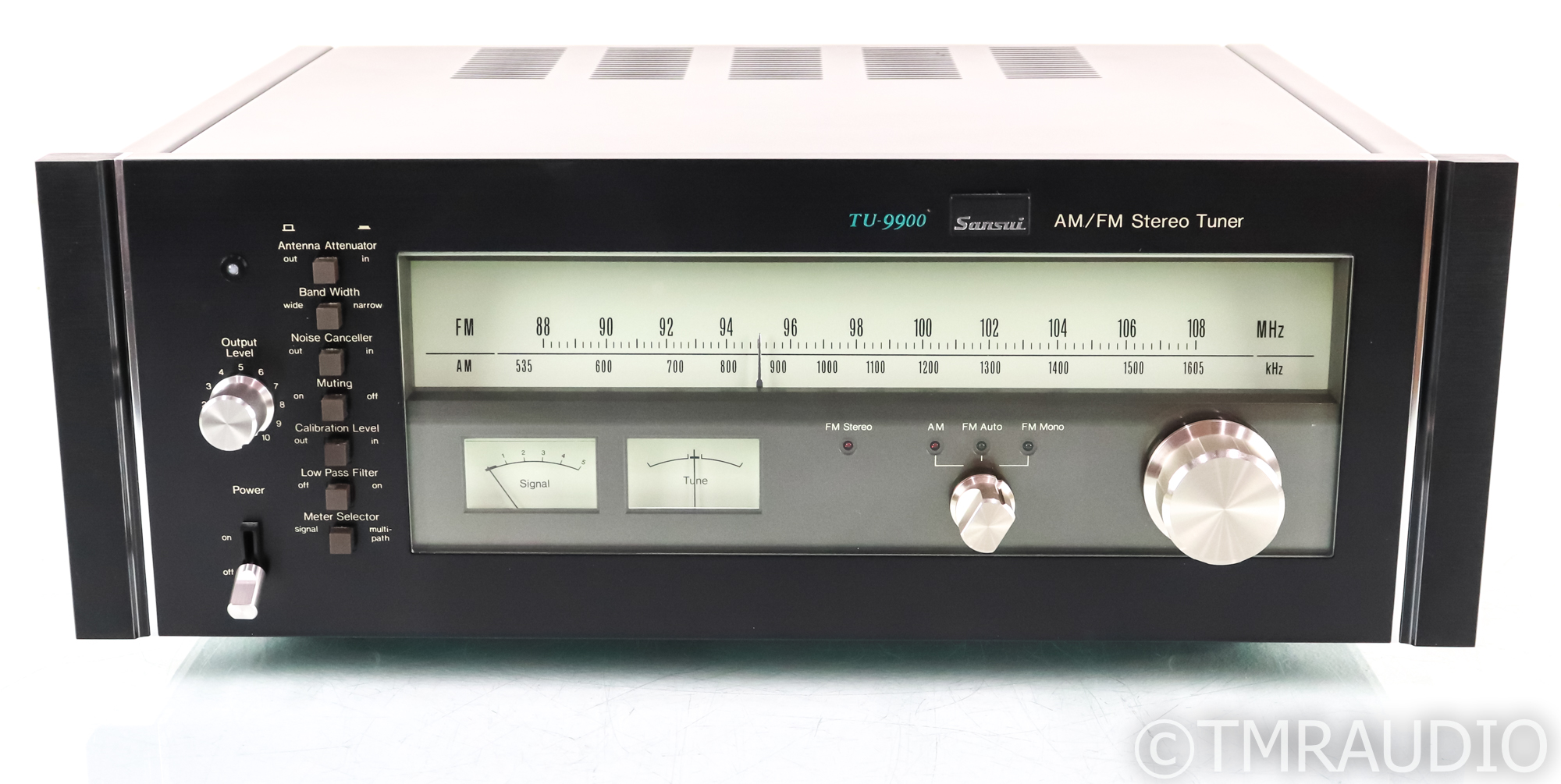 □ SANSUI サンスイ AM/FM チューナー TU-9900 ヴィンテージ Vintage Sansui TU-9900 AM/FM Stereo Tuner Works Read