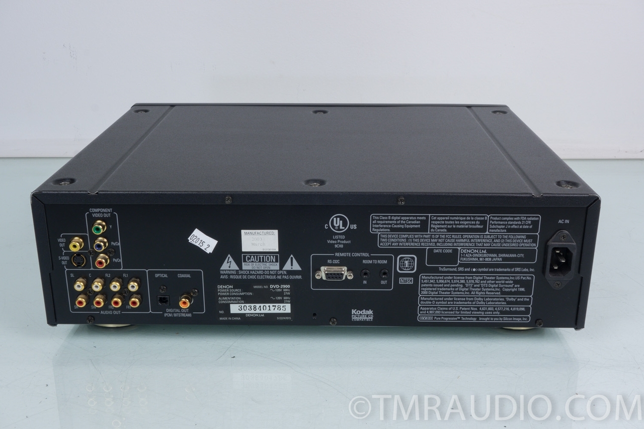 美品 DENON DVD/CDプレイヤー DVD-2900 DVD-2900 | Denon