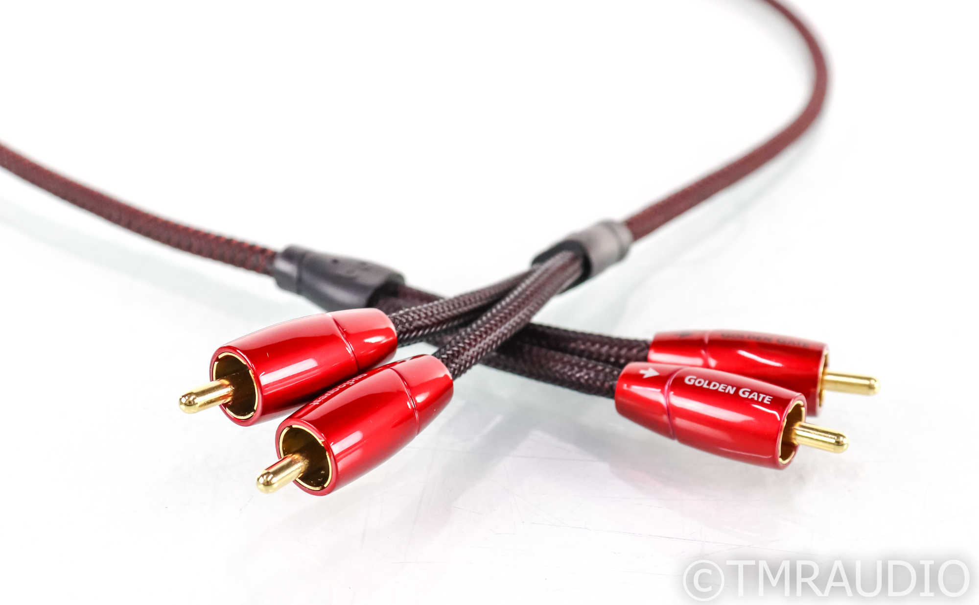 AudioQuest Golden Gate RCA Cable; 1m Stereo Interconnect