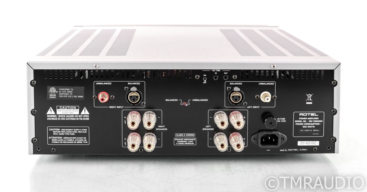 Rotel RB-1582 MkII Stereo Power Amplifier