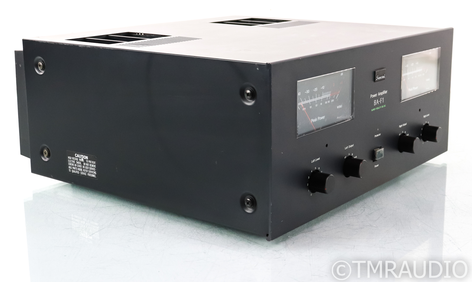 Sansui BA-F1 Vintage Stereo Power Amplifier; BAF1; Black