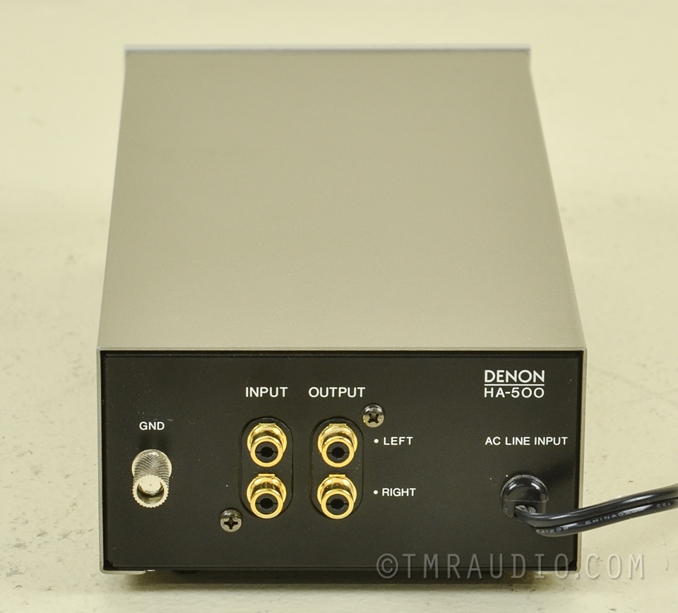 Denon HA-500 MC Cartridge Head Amplifier / Pre - Preamp in