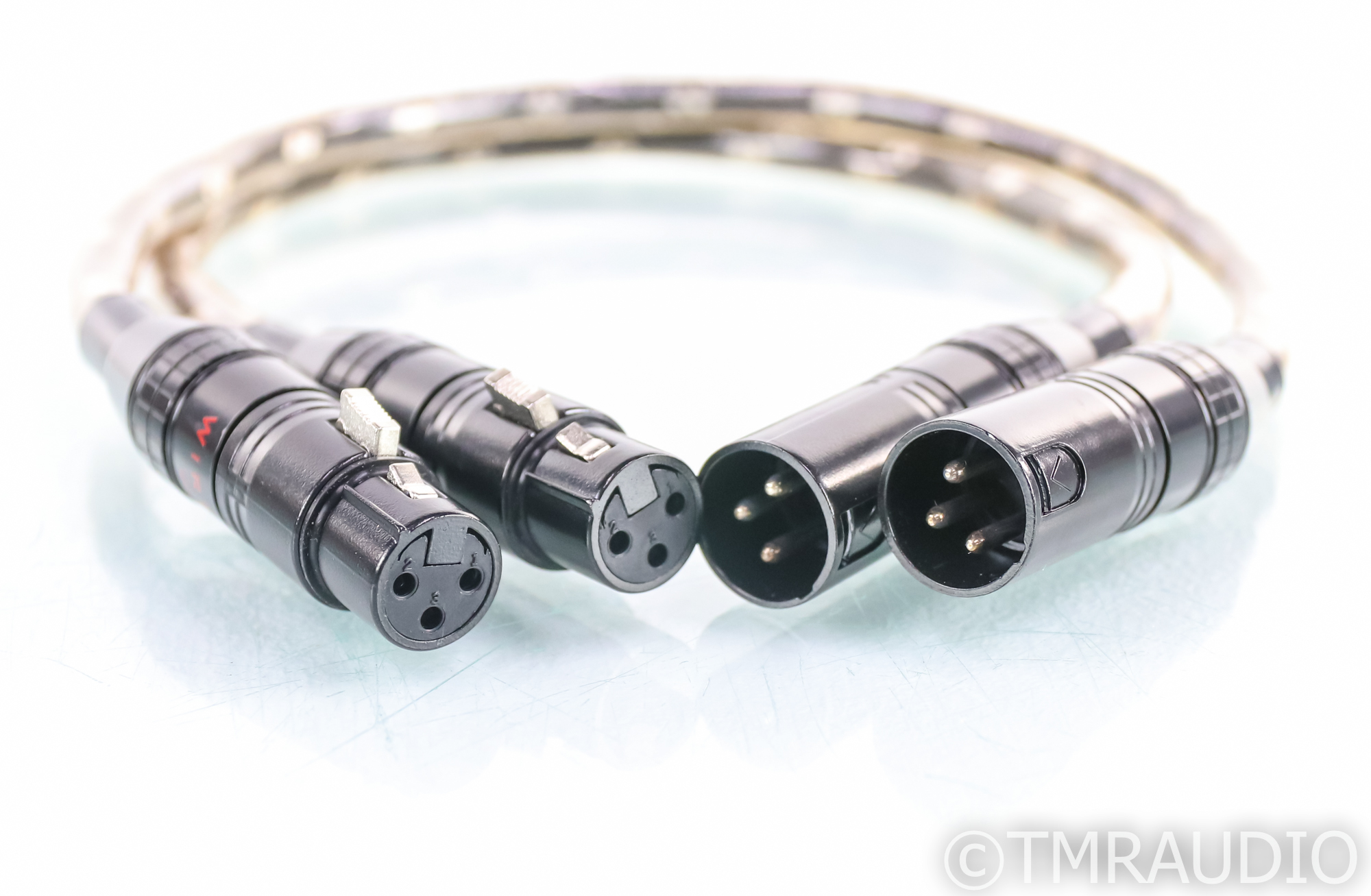 Wireworld Eclipse 5 XLR Cables; 0.5m Pair Balanced Interconnects  