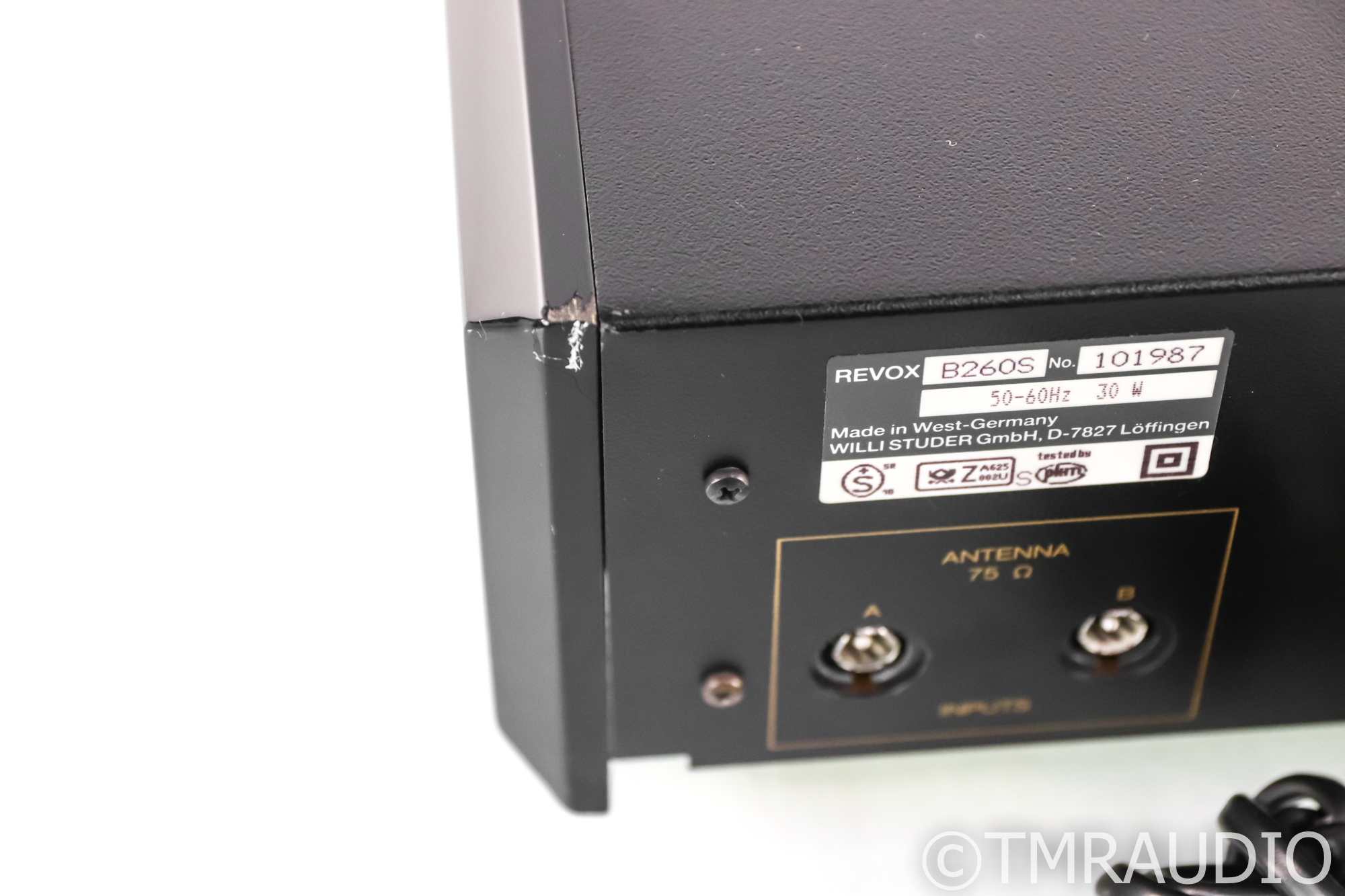 Tuner HiFi Vintage Revox B260 – FM – Argenté – Haut De Gamme – Occasion