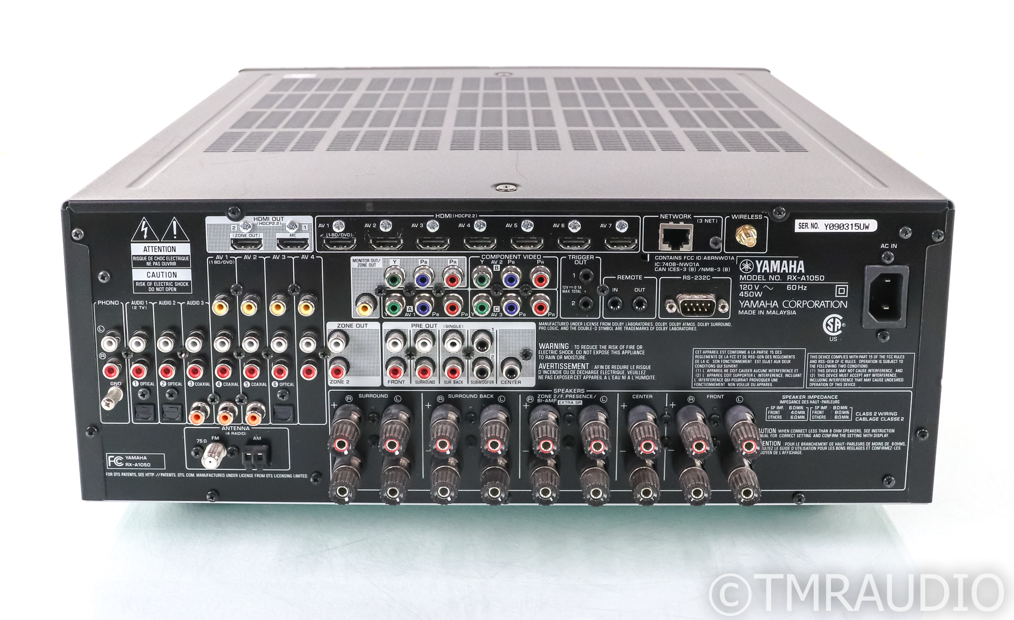 Yamaha RX-A1050 7.2 Channel Home Theater Receiver