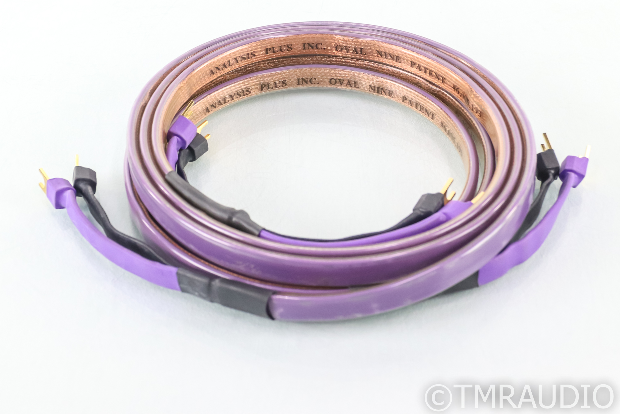 ★専用★Analysis Plus Oval 9 Speaker Cable Black Mesh Oval 9 Speaker Cable - Analysis Plus