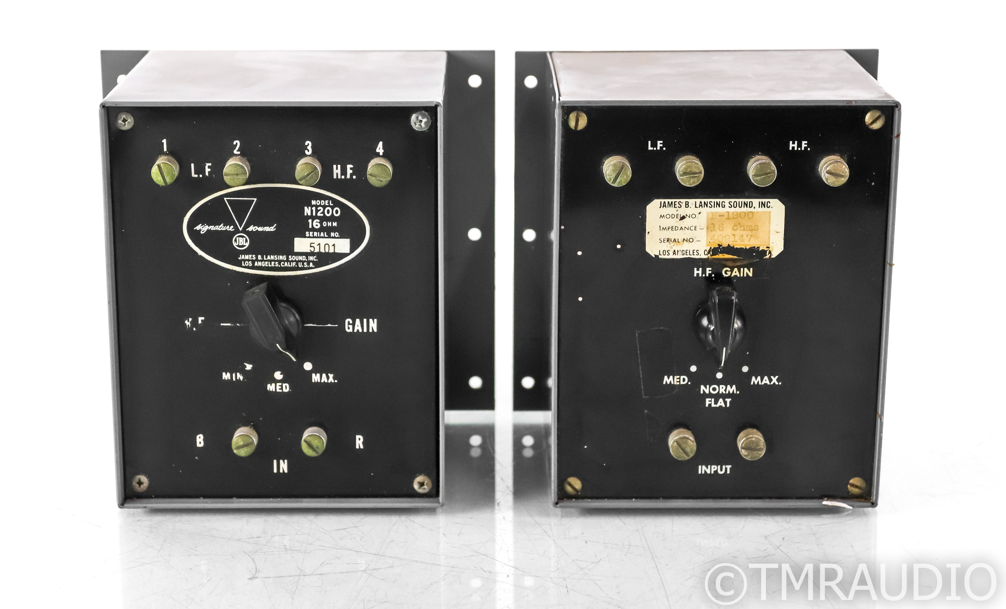 JBL N1200 Vintage Crossover; Pair; For C34 Speakers; Early