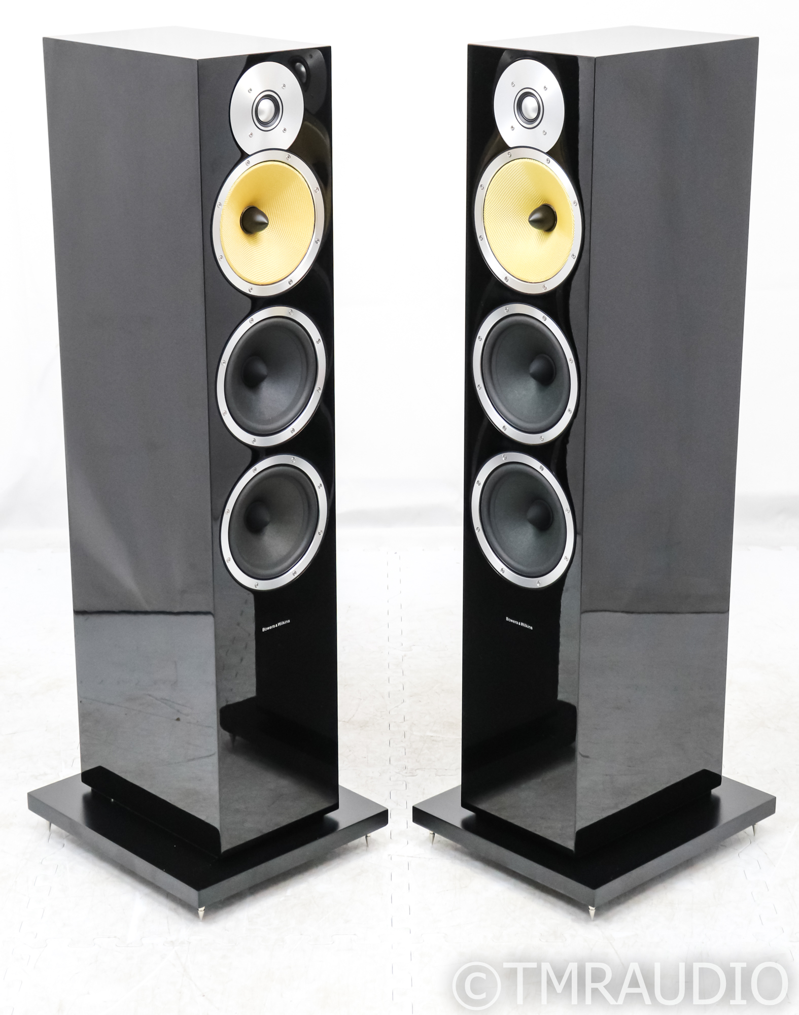 B&W CM9 Floorstanding Speakers; CM-9; Piano Black Pair - The