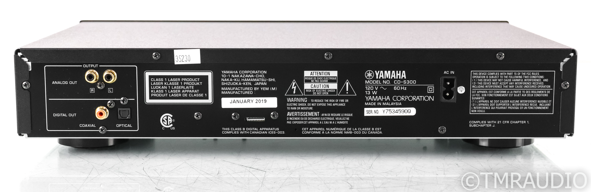 Yamaha CD-S300 CD Player