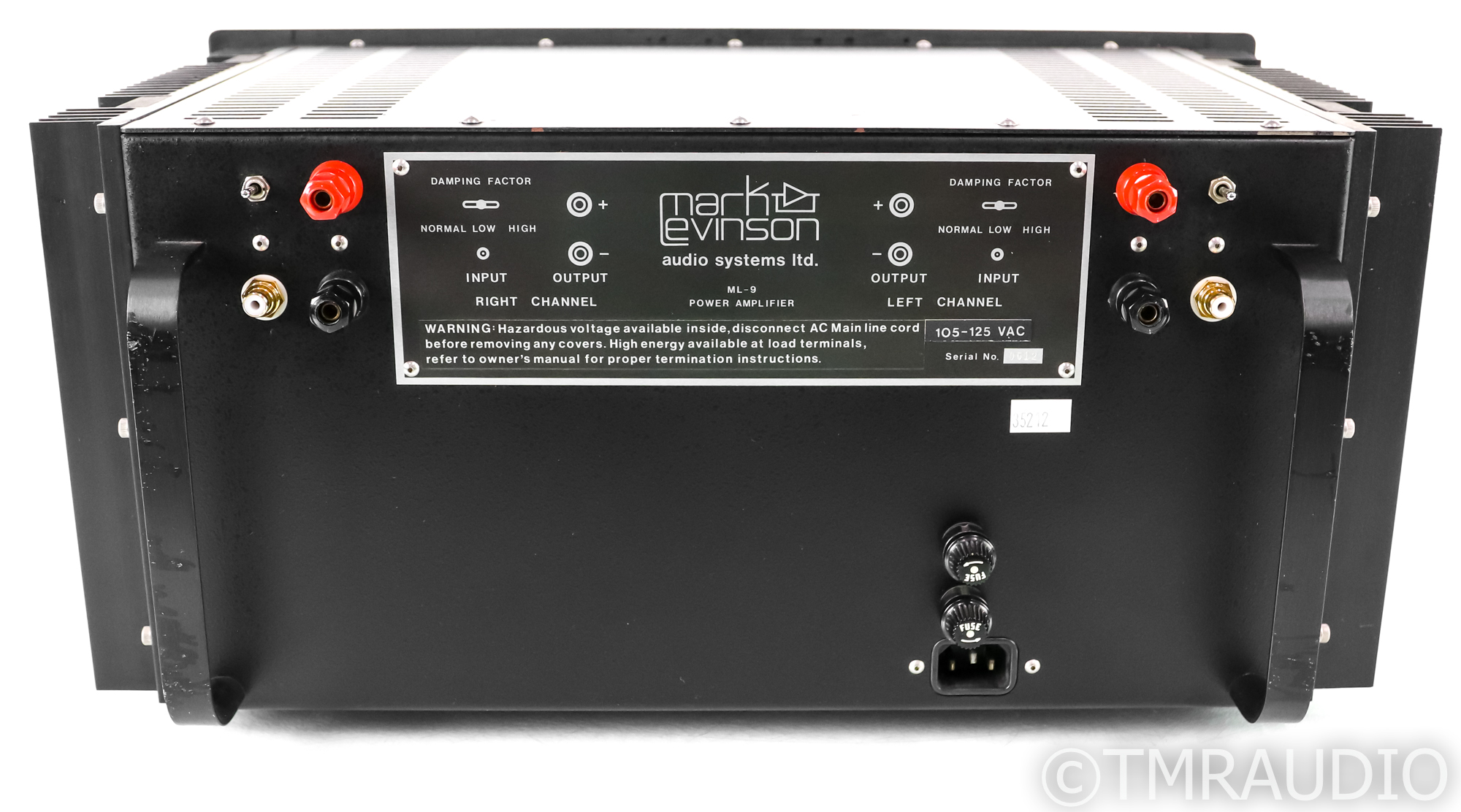 Mark Levinson ML-9 Vintage Stereo Power Amplifier; ML9
