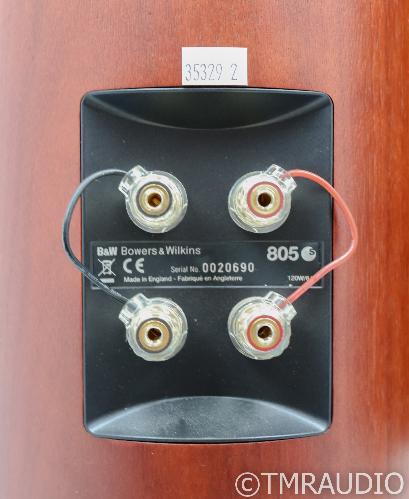 B&W 805S Floorstanding Speakers; 805-S; Rosenut Pair w/ Stands