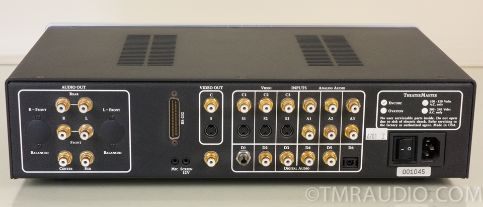Enlightened Audio Designs; EAD TheaterMaster Encore 6000 Processor 