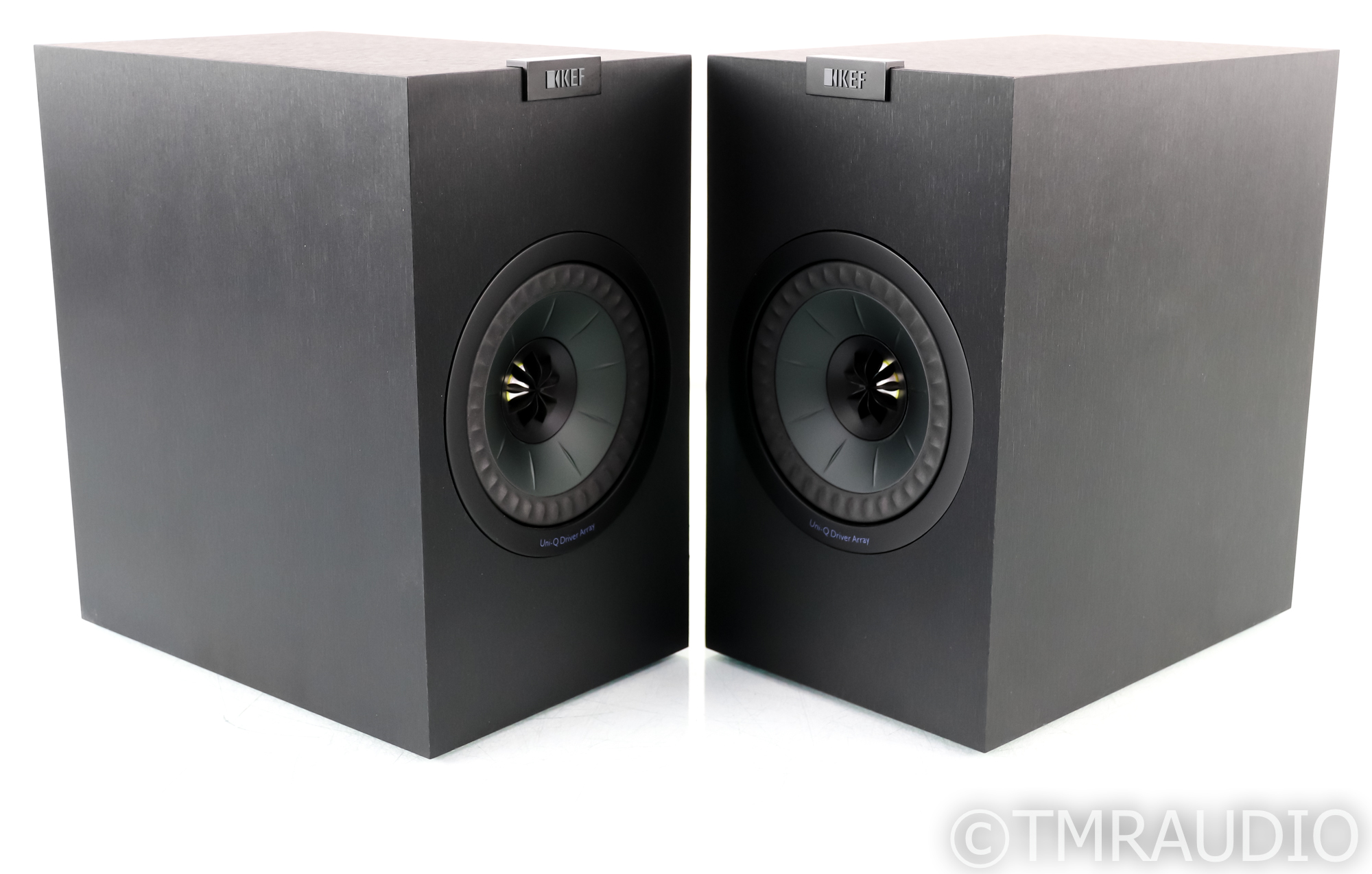 KEF Q150 Bookshelf Speakers; Satin Black Pair - The Music Room