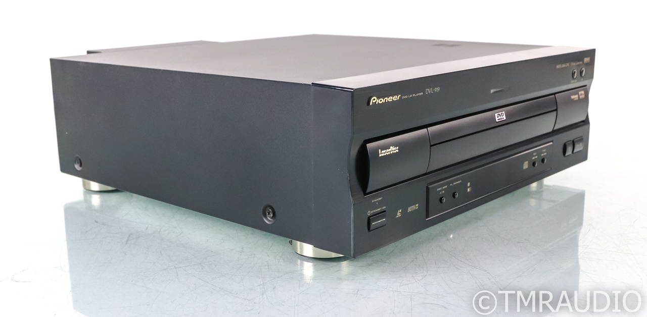 Pioneer DVL-919 DVD / LD Player; Remote; Laserdisc; Black
