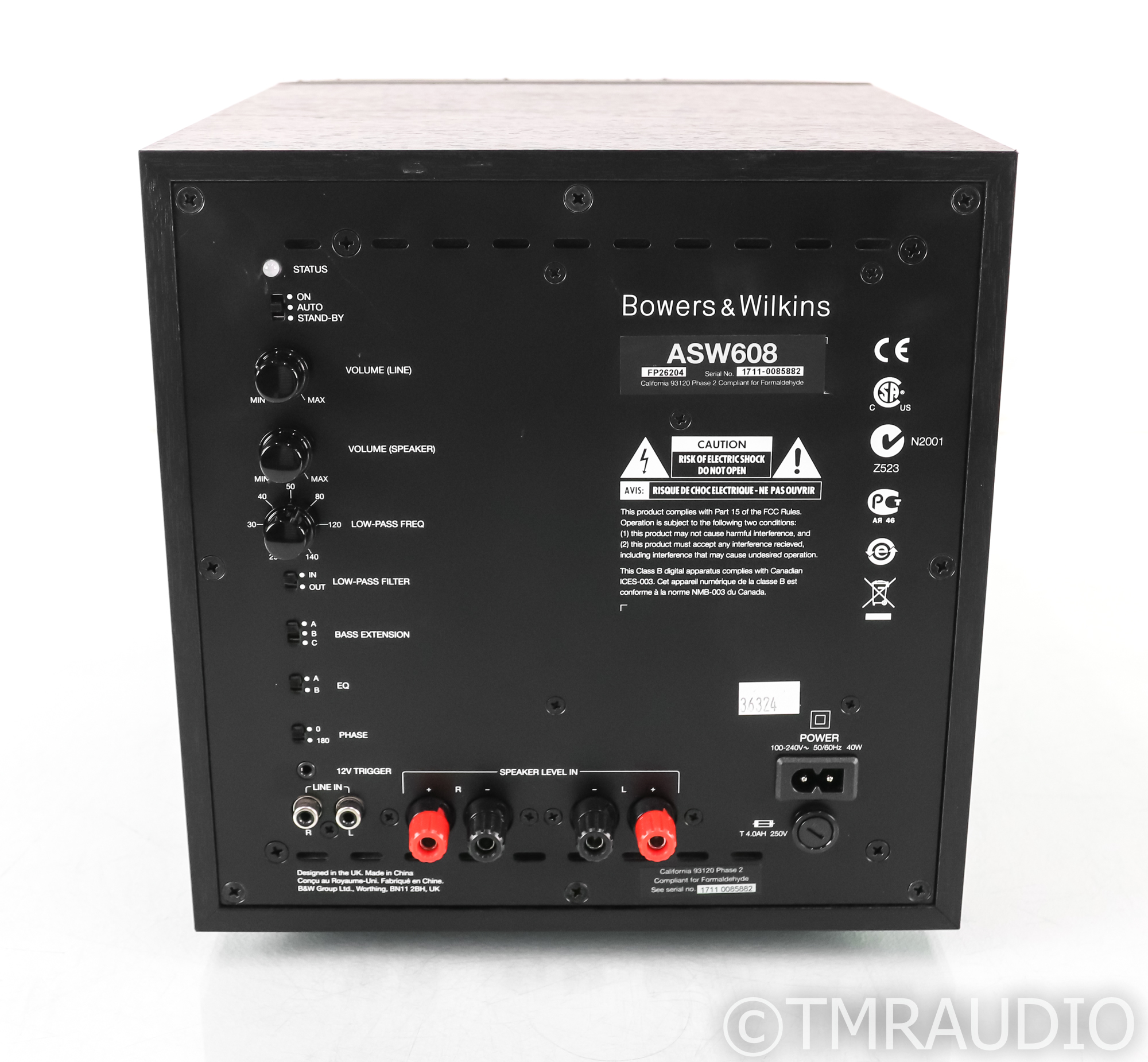 B&W ASW608 サブウーファー Amazon.com: Bowers & Wilkins ASW608 Compact Powered