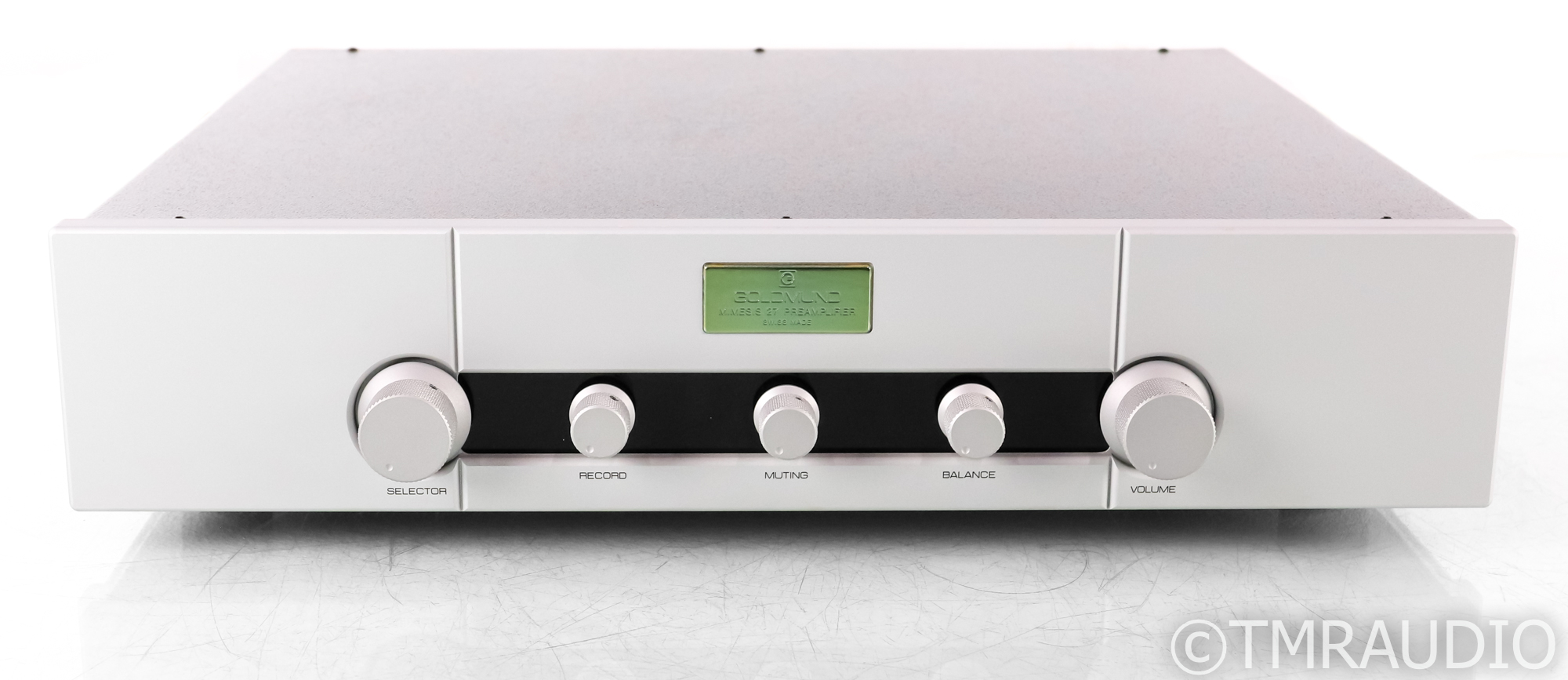 Goldmund Mimesis 27 Stereo Preamplifier; Remote; Silver