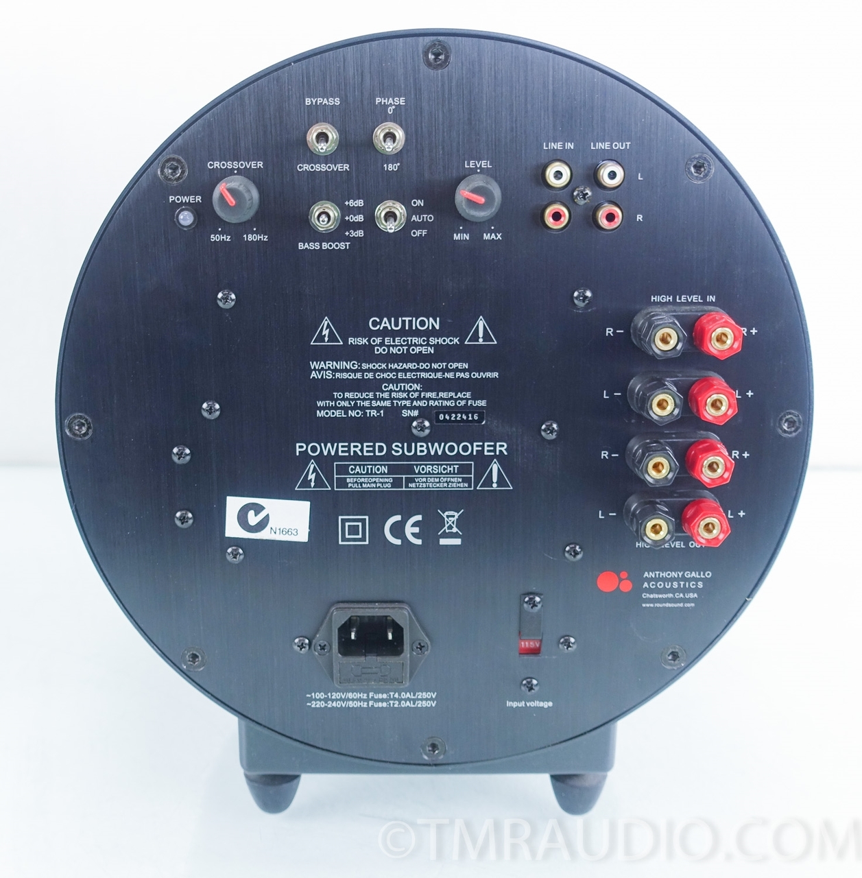 Gallo TR-1 Powered Subwoofer