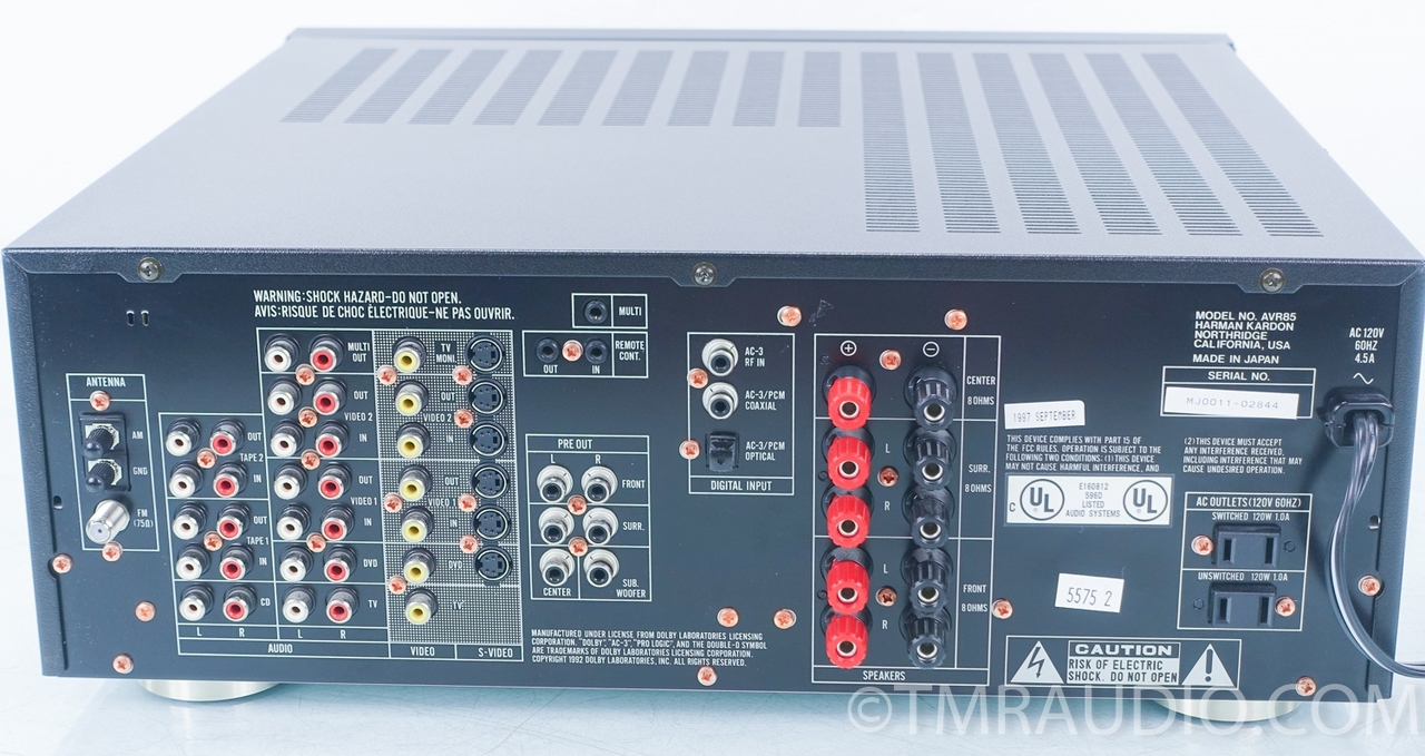 harman/kardon 　ブラック　used Harman Kardon AVR 85 Receiver – Sell My Stuff Canada