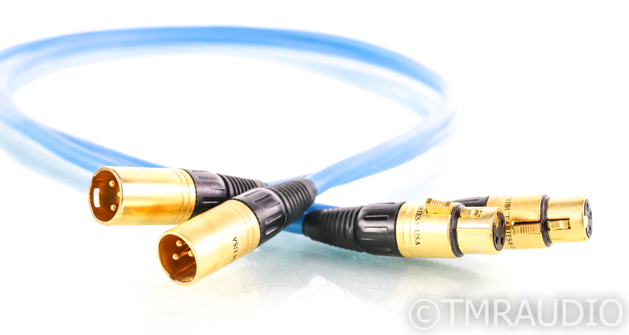 Tributaries A1 Silver XLR Cables; 1m Pair Balanced Interconnects