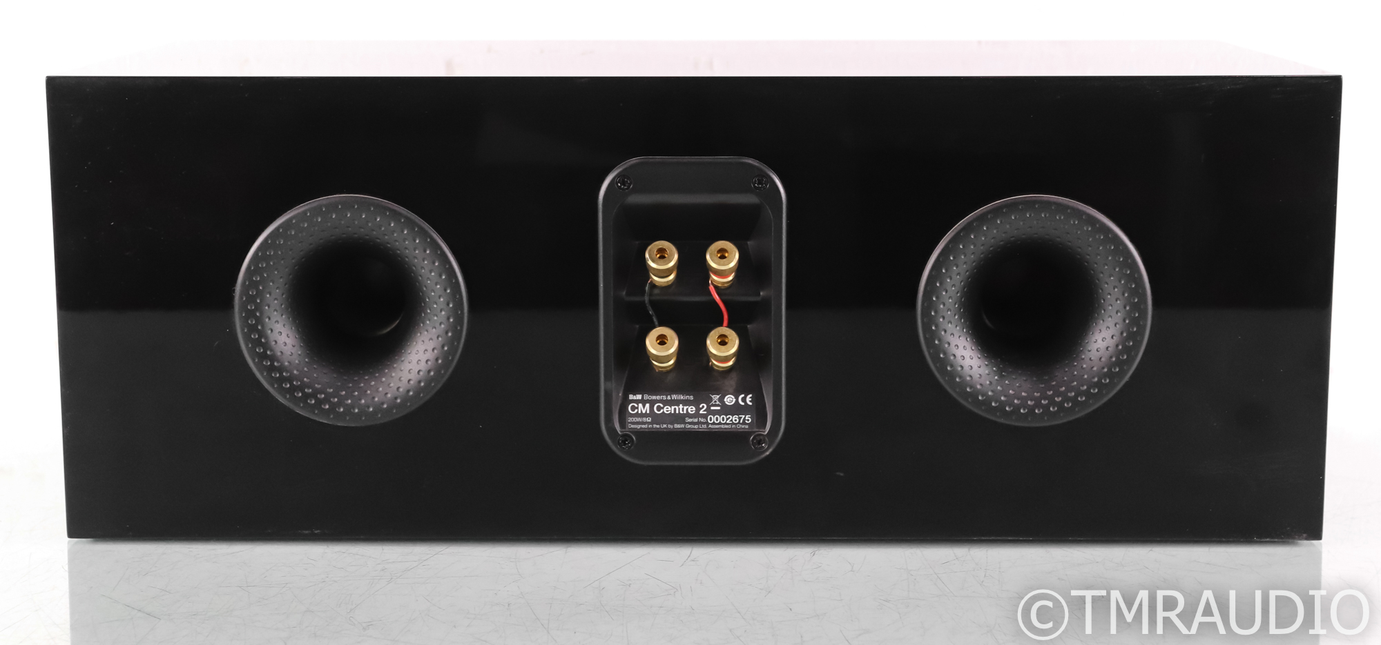 B&W CM Centre 2 Center Channel Speaker; Gloss Black (SOLD) - The