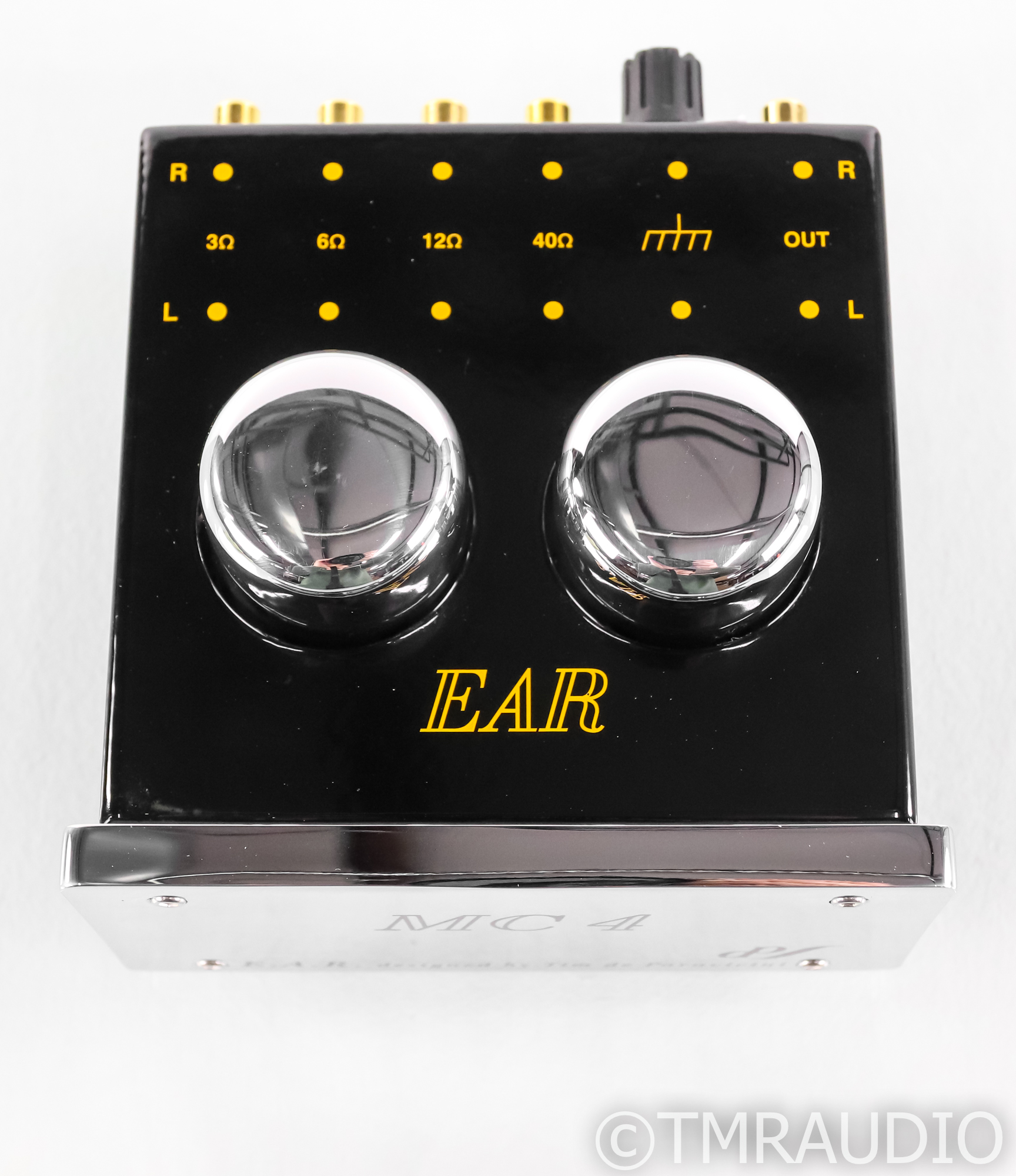 EAR MC4 Phono Moving Coil Step Up Transformer; Chrome; SUT