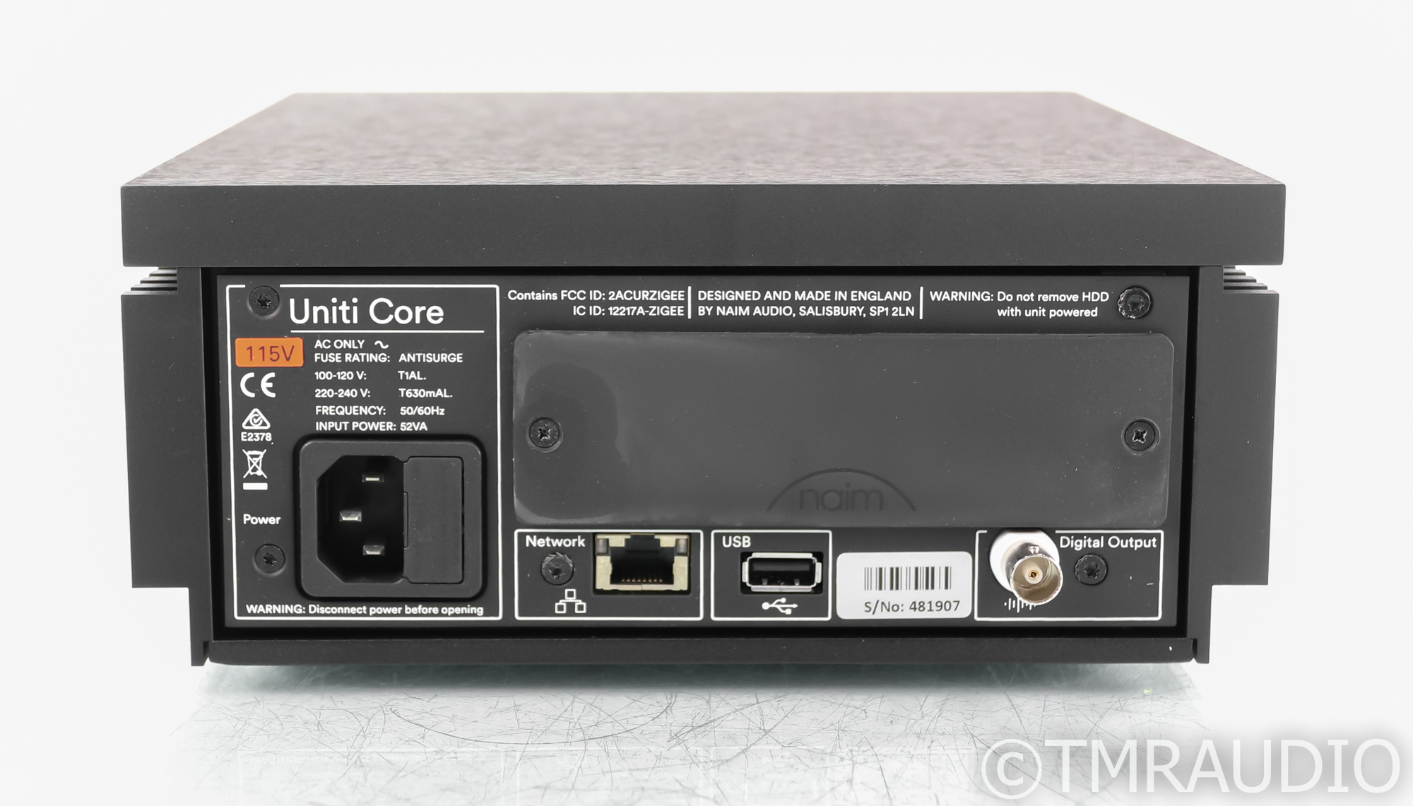 Naim Uniti Core Network Streamer / CD Ripper; Black (Open