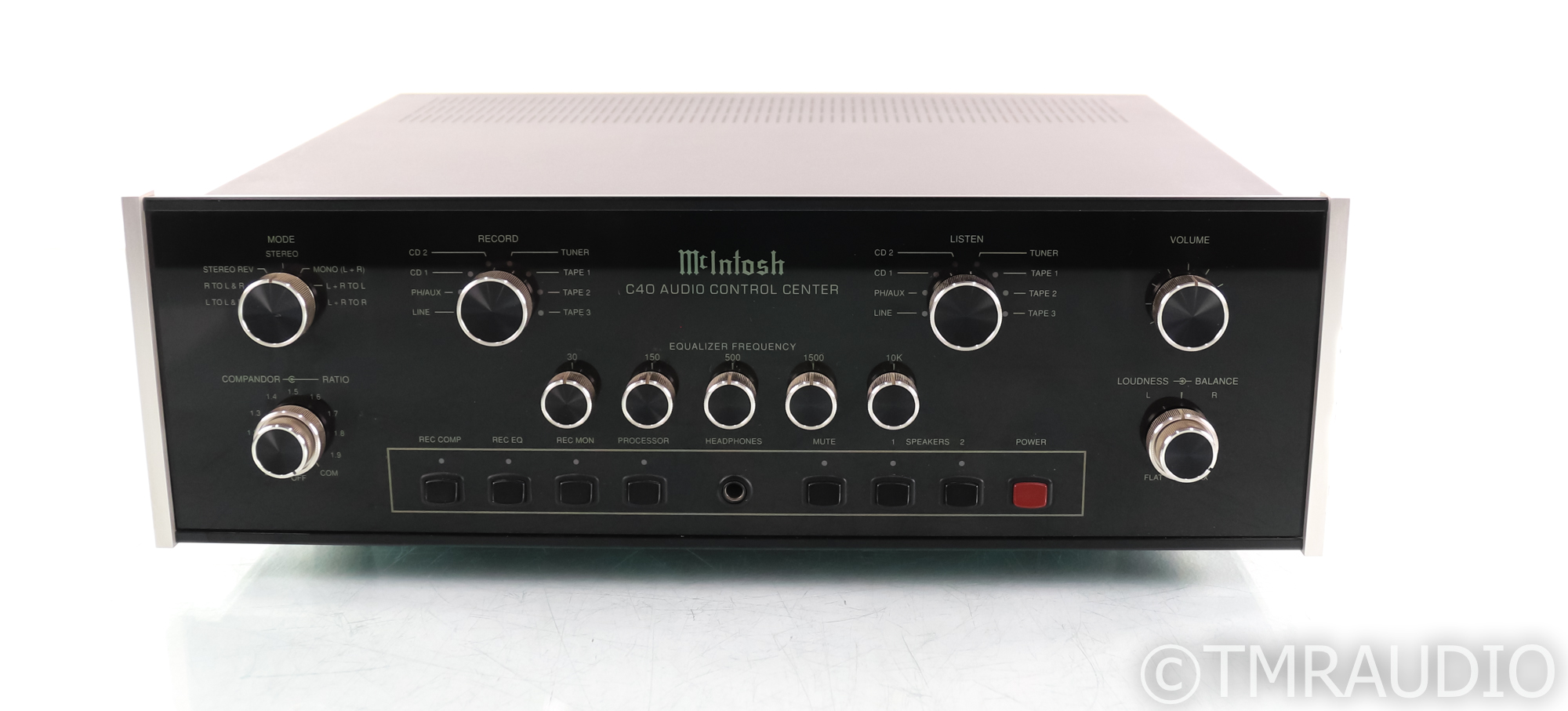 McIntosh C40 Stereo Preamplifier; C-40 Audio Control Center; MM 