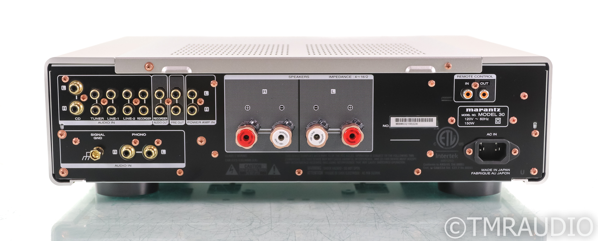 Marantz Model 30 Stereo Integrated Amplifier; Remote; MM / MC