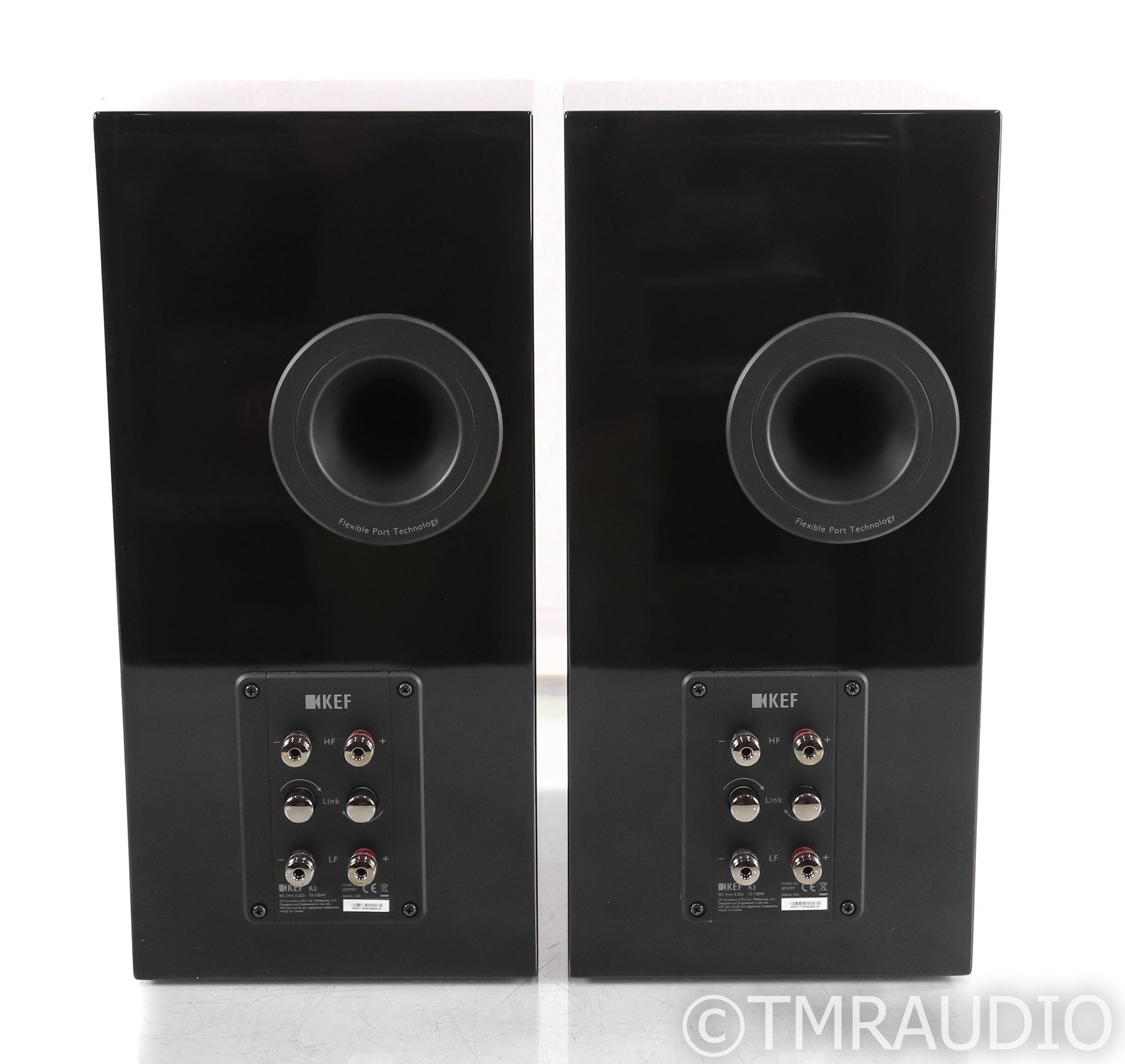 KEF R3 Bookshelf Speakers; Gloss Black Pair; R-3 (SOLD2) - The