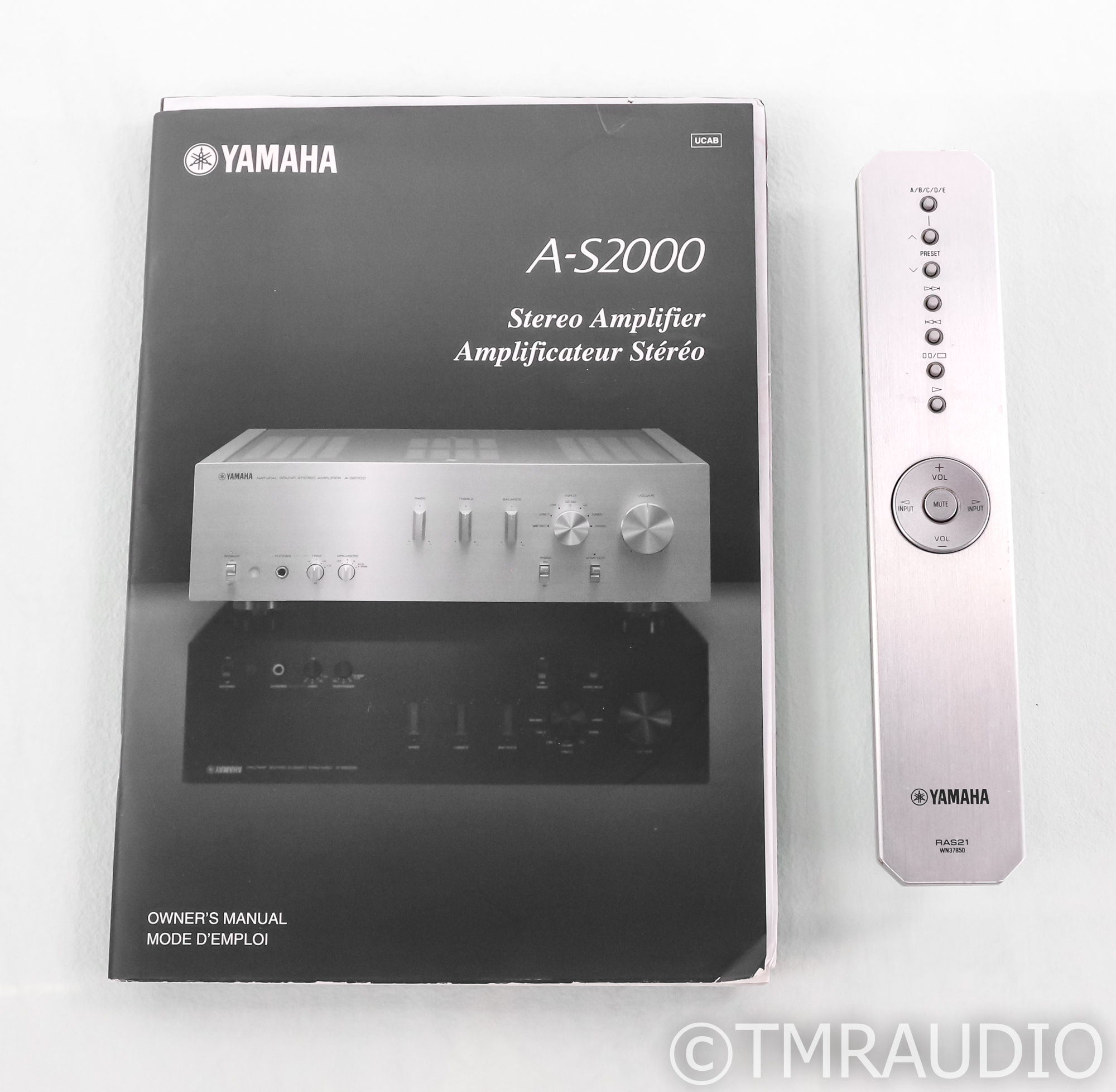 Yamaha A-S2000 Stereo Integrated Amplifier; Remote; MM / MC