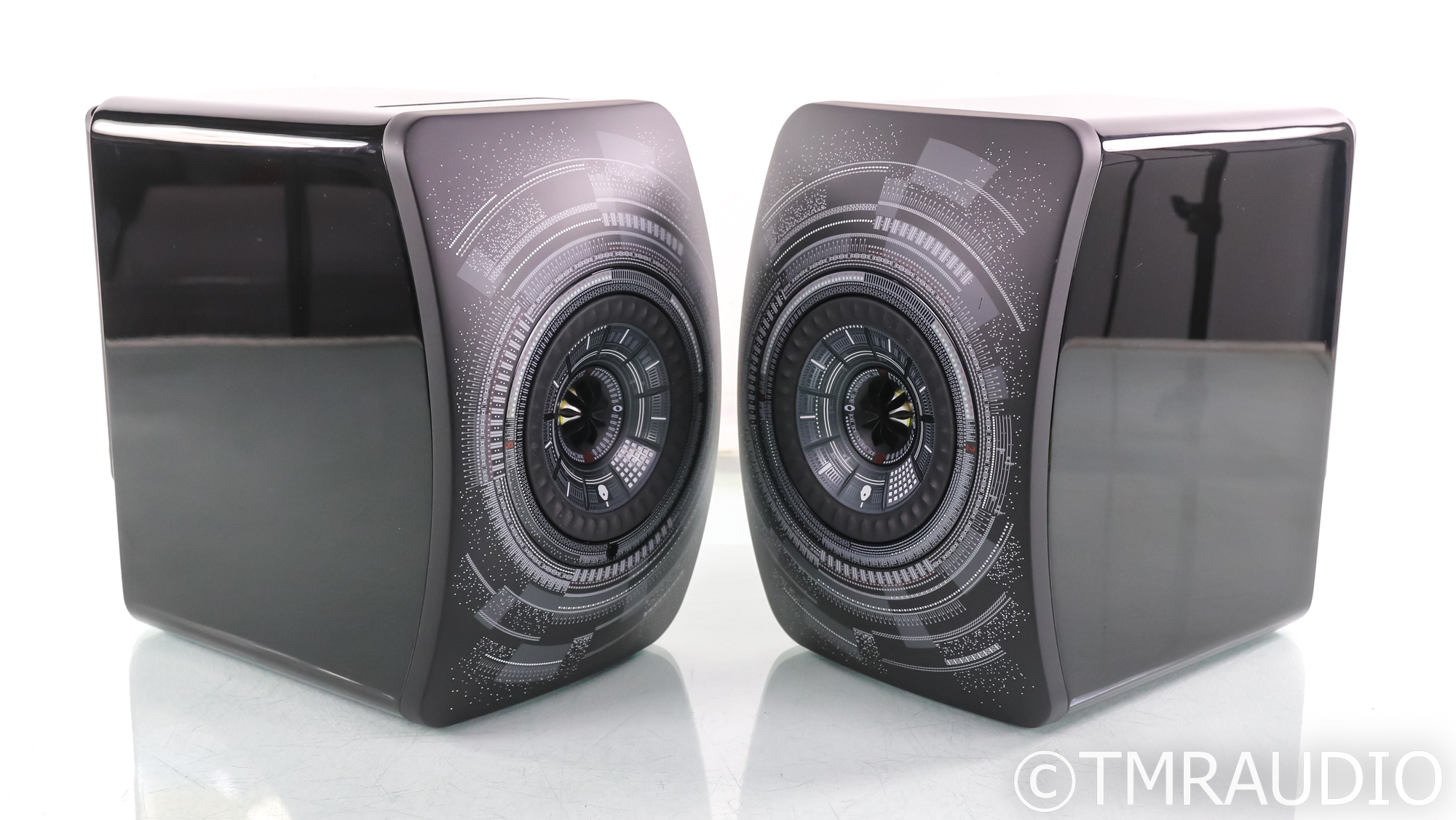 KEF LS50W Nocturne Edition Wireless Bookshelf Speakers; Black Pair