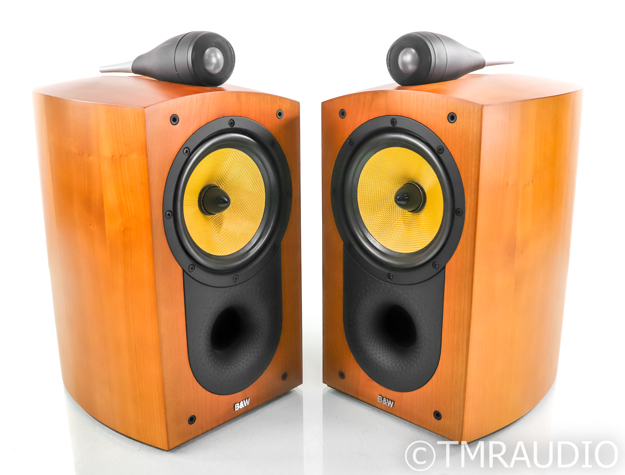 B&W Nautilus 805 Bookshelf Speakers; Cherry Pair - The Music Room