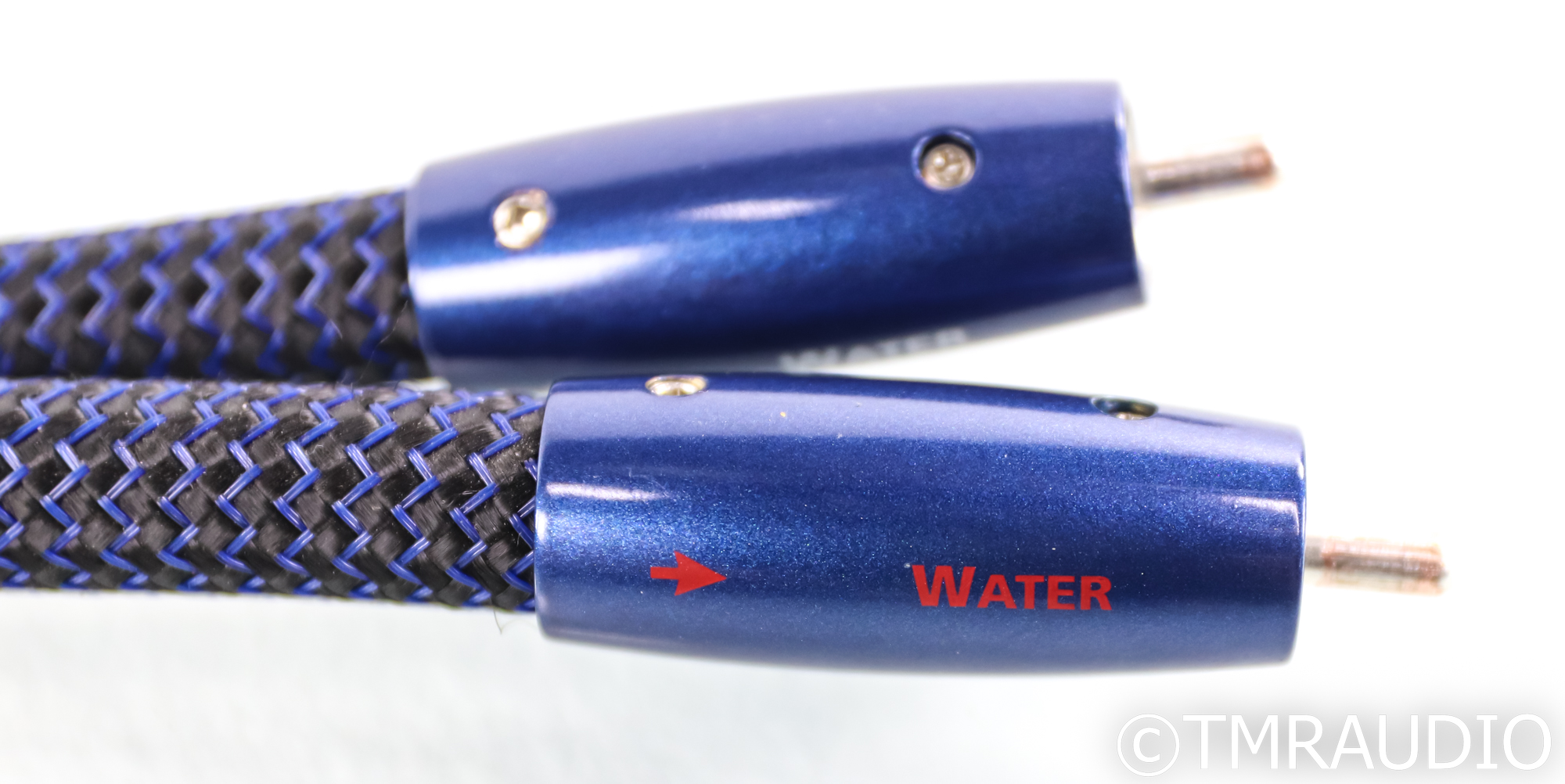 Audioquest Water RCA Cables; 1m Pair Interconnects; 72v DBS