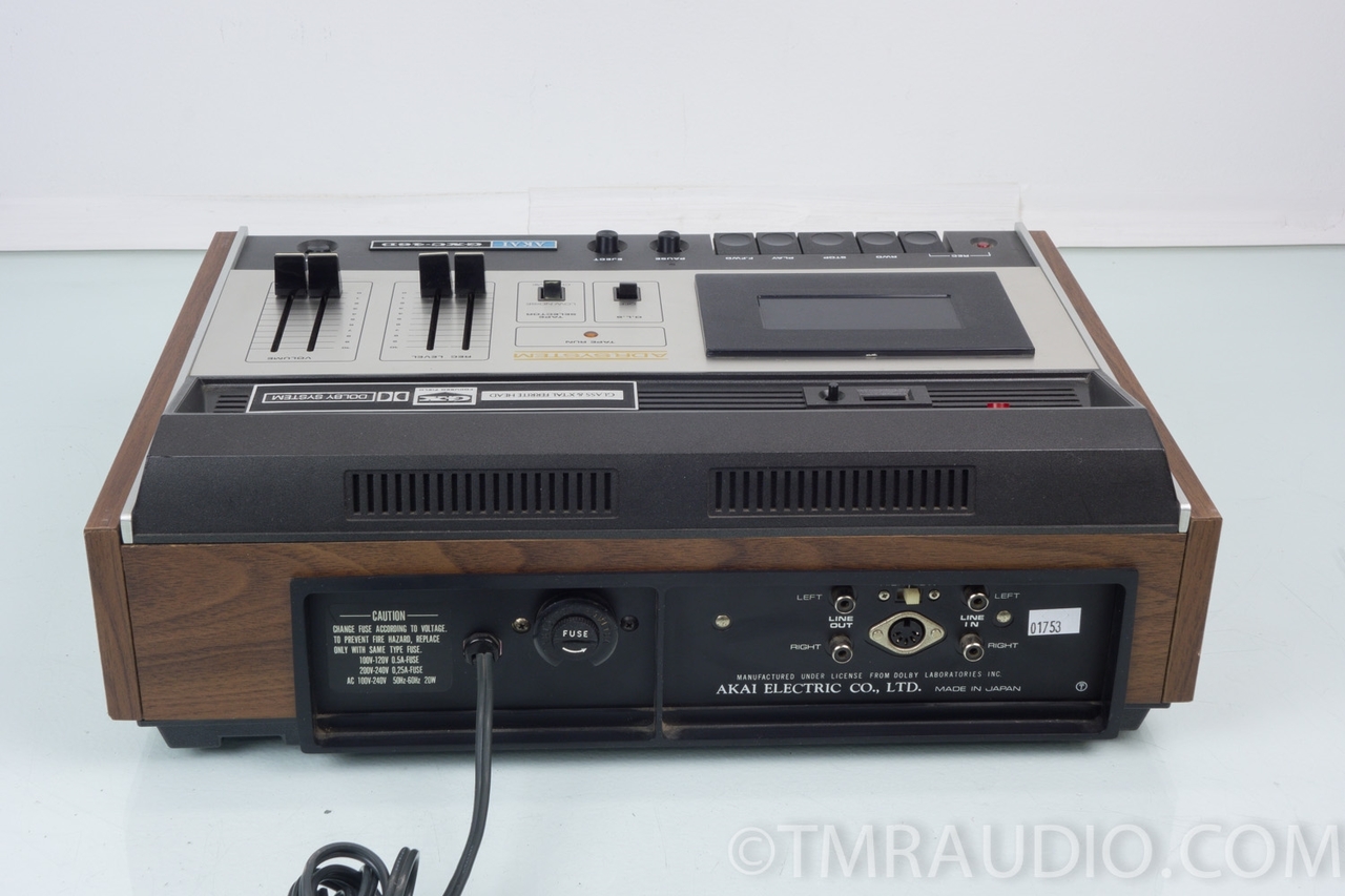 Akai GXC-46D Vintage Stereo Cassette Deck / Tape Recorder - The