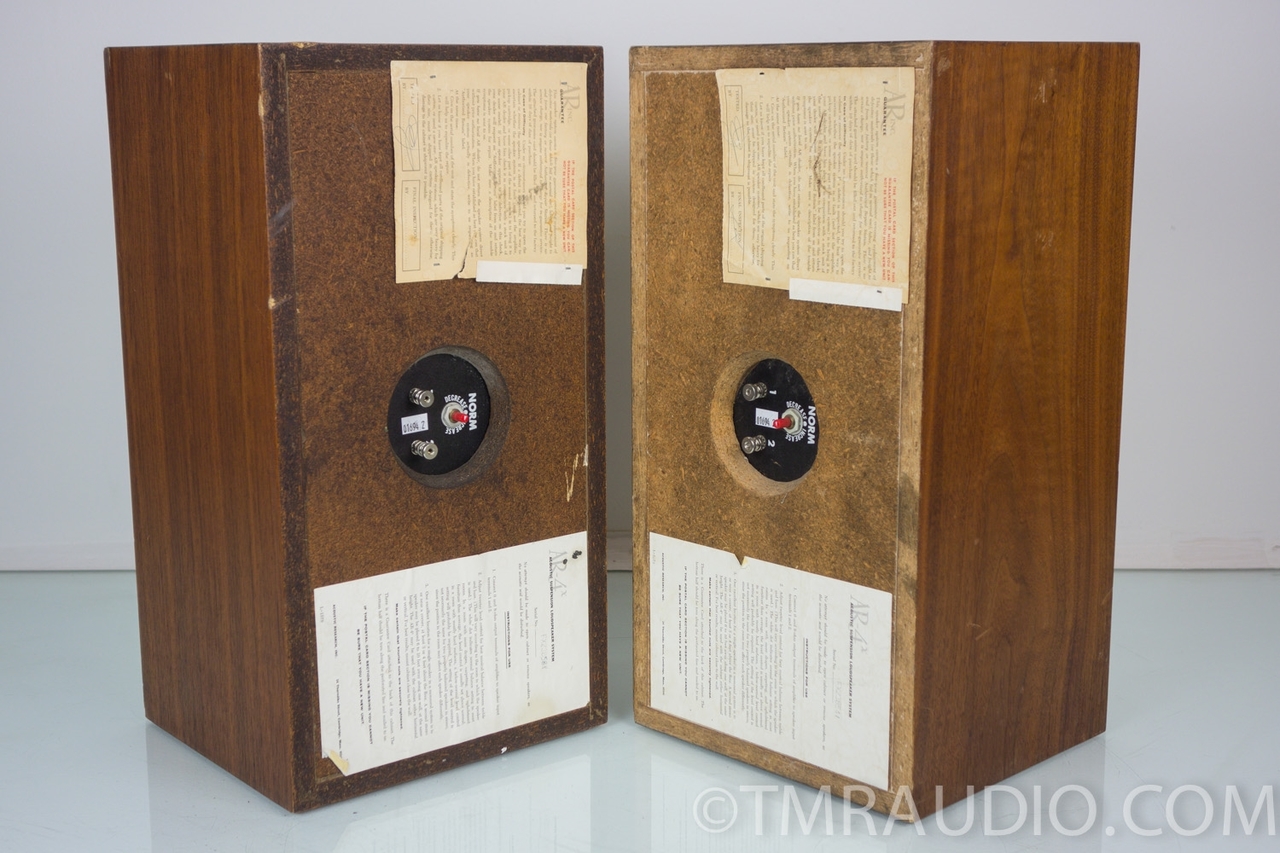 AR AR-4x Vintage Speakers; Excellent Working Pair - The