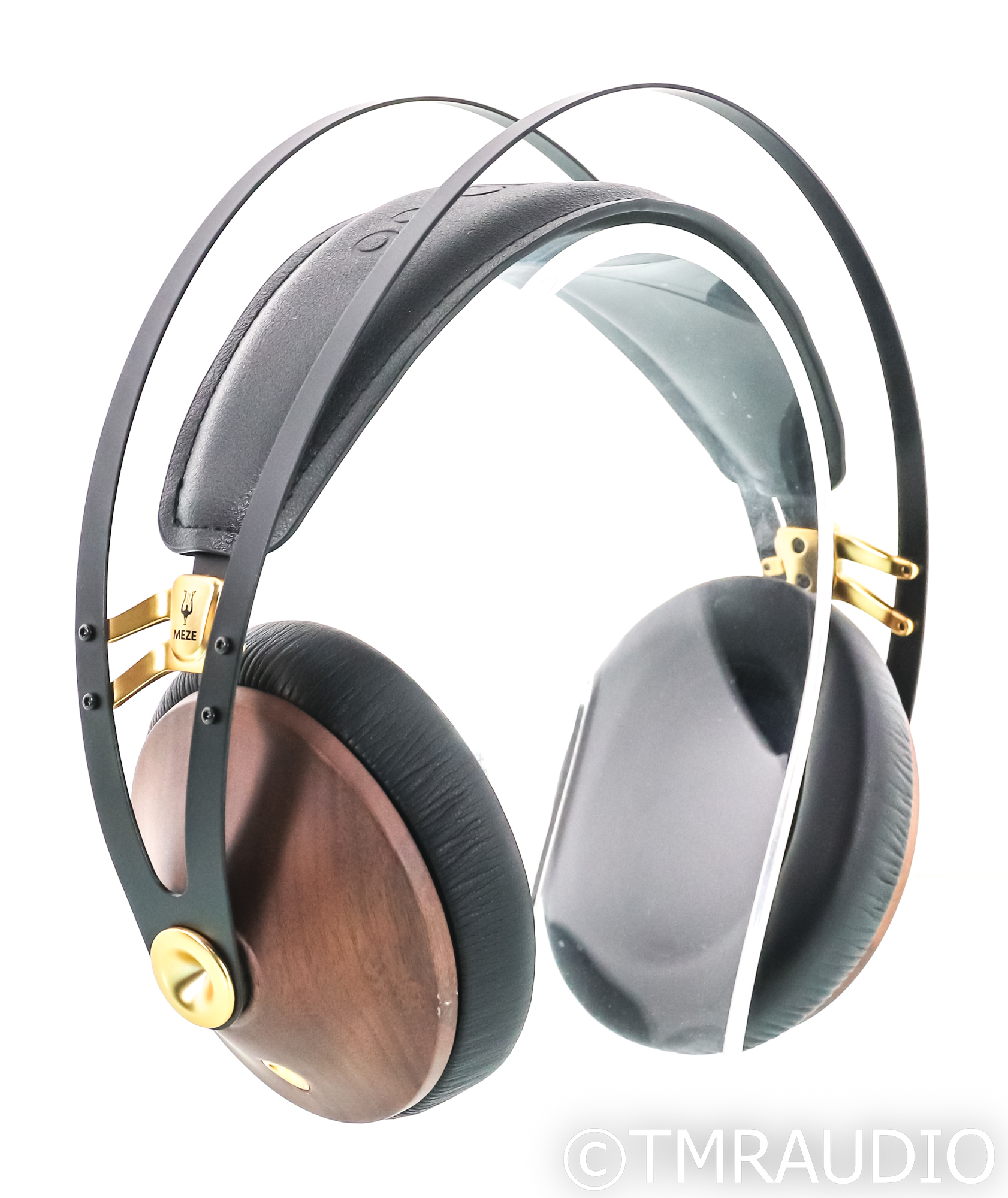 Meze 99 Classics Closed Back Headphones; Walnut Gold (Open