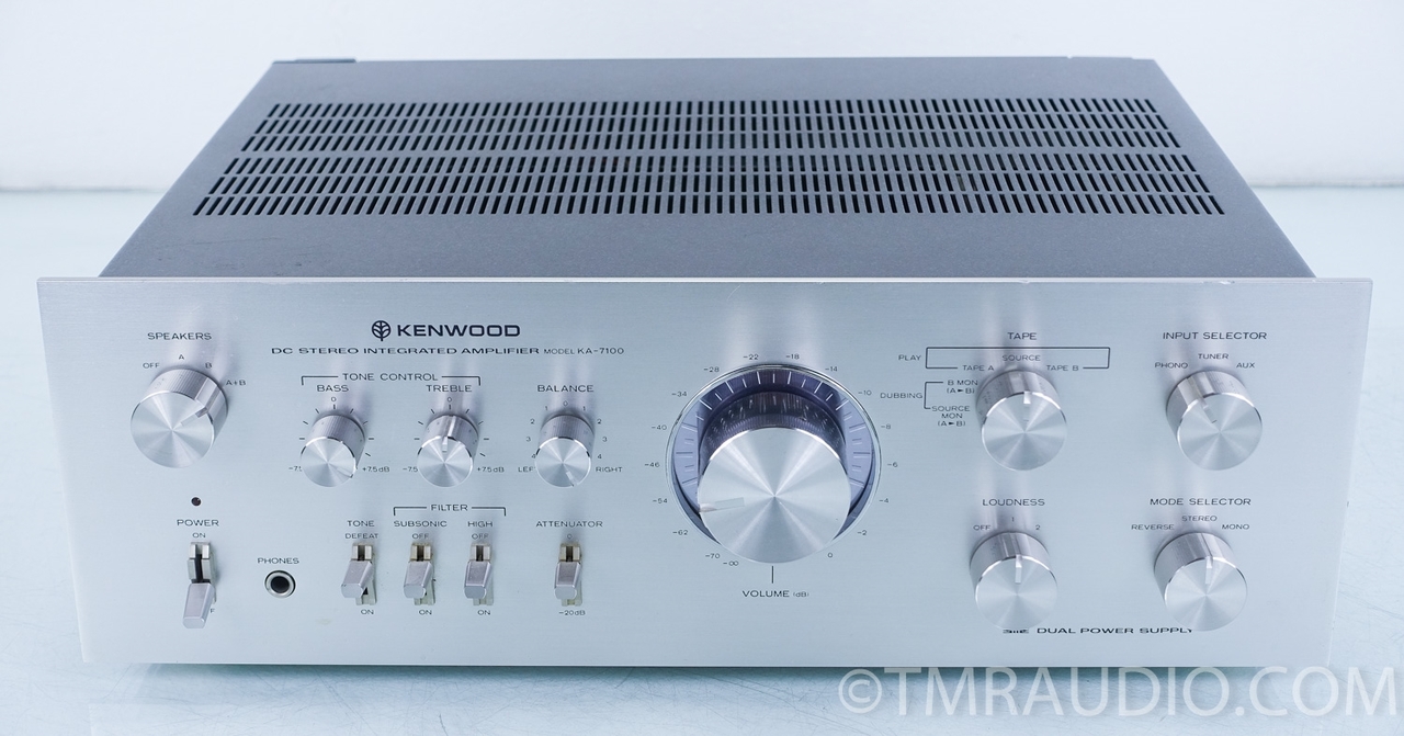 Kenwood KA-7100 Vintage Integrated Stereo Amplifier - The Music Room